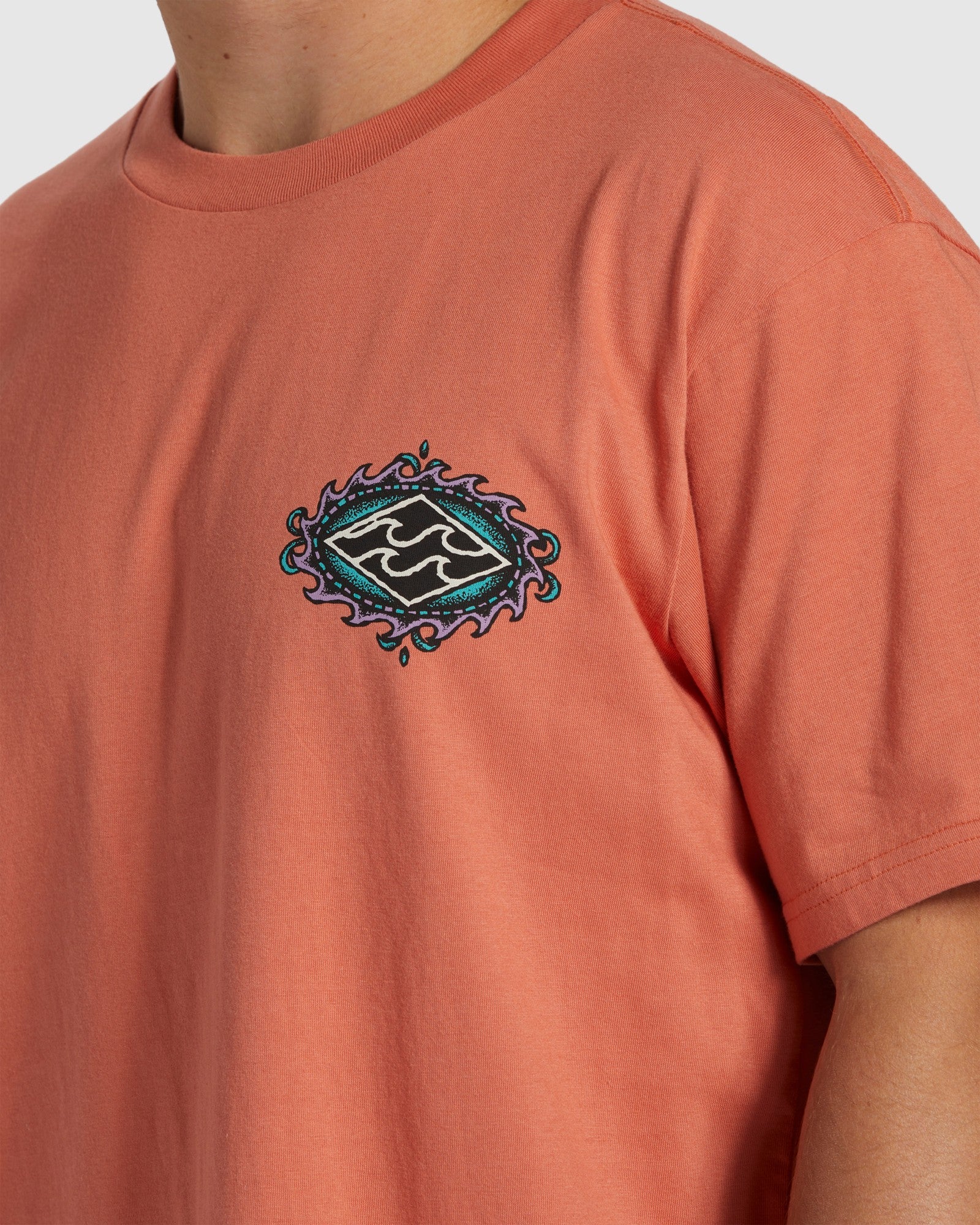 Mens Crayon Wave T-Shirt - Image 4