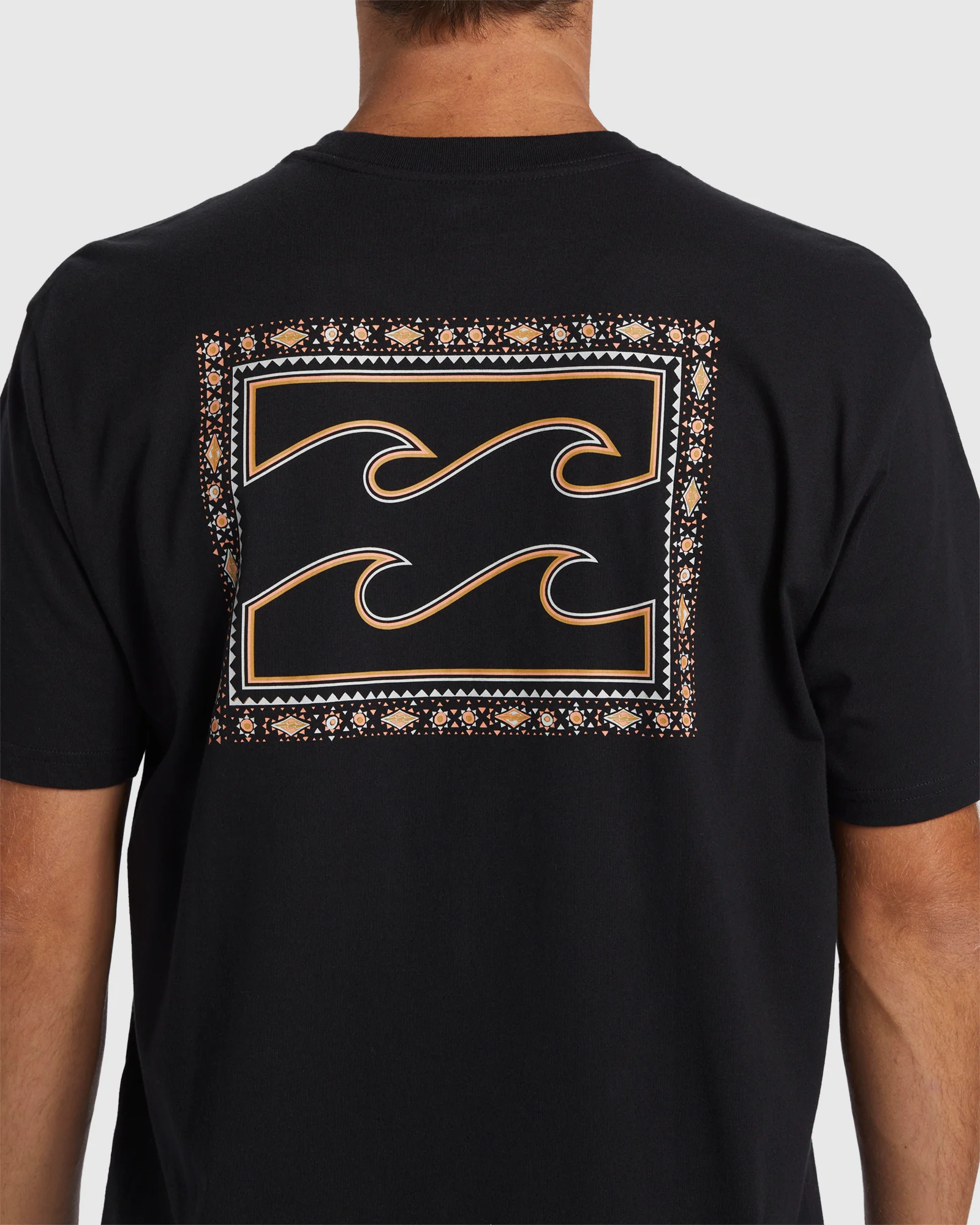 Mens Crayon Wave T-Shirt - Image 4