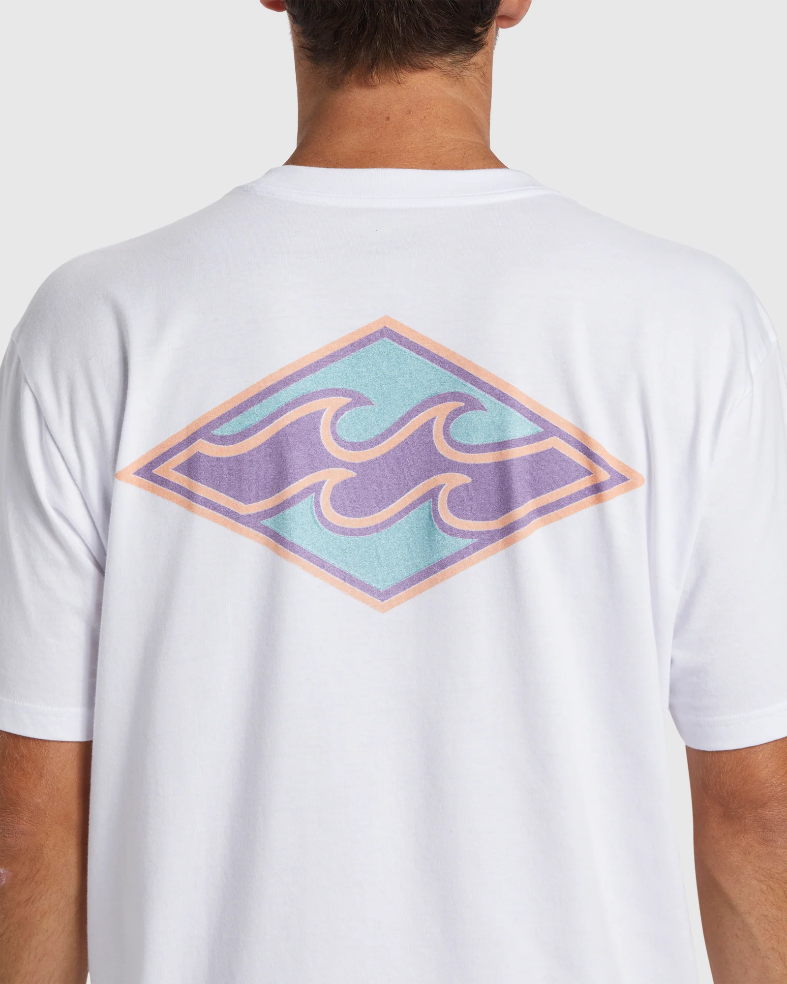 Mens Crayon Wave T-Shirt - Image 4