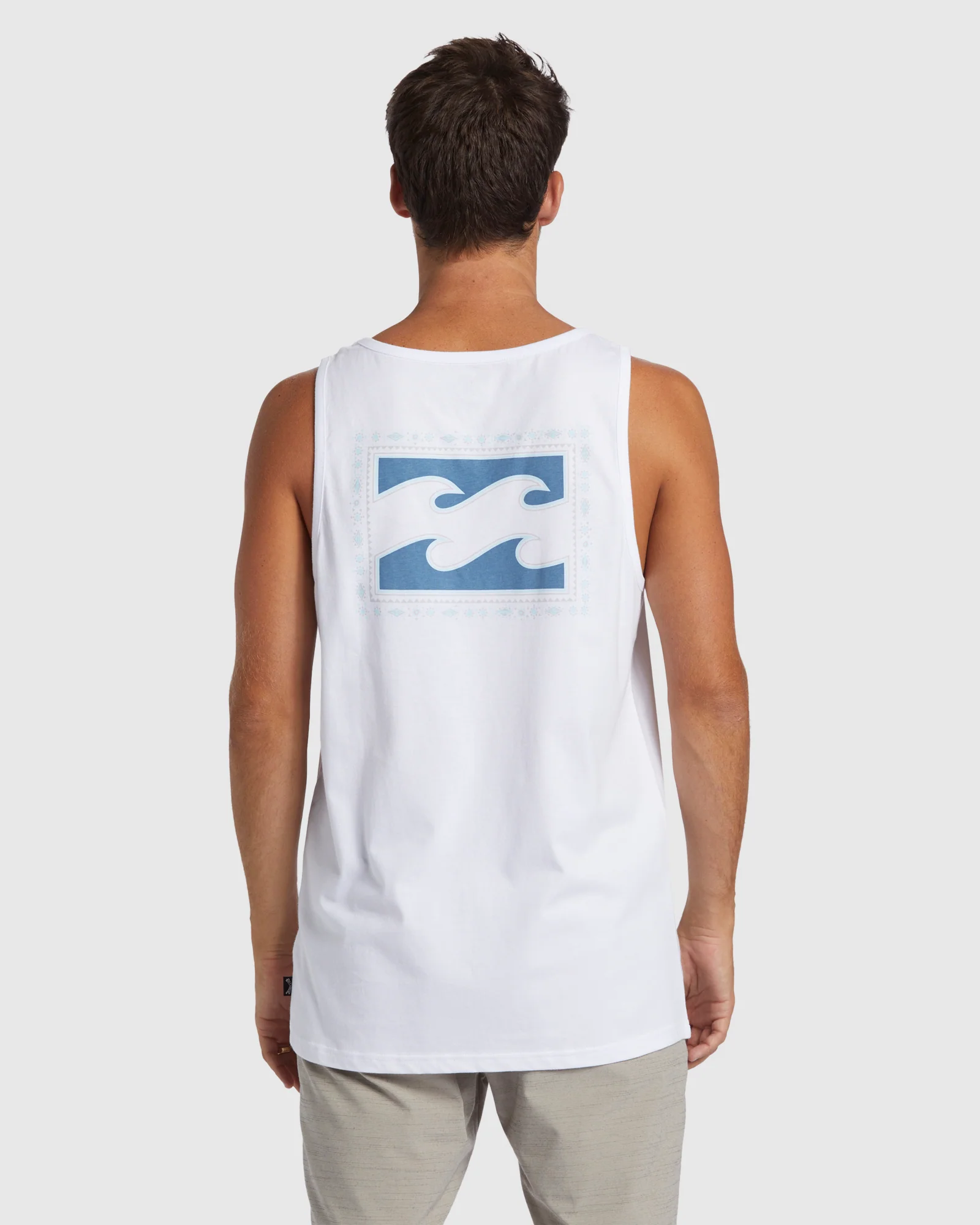 Mens Crayon Wave Tank Top - Image 2
