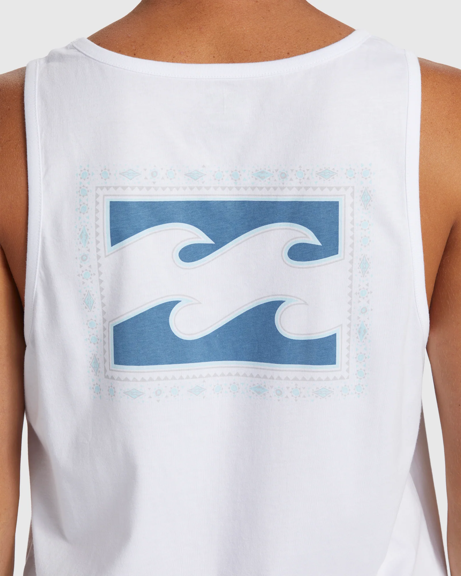 Mens Crayon Wave Tank Top - Image 4