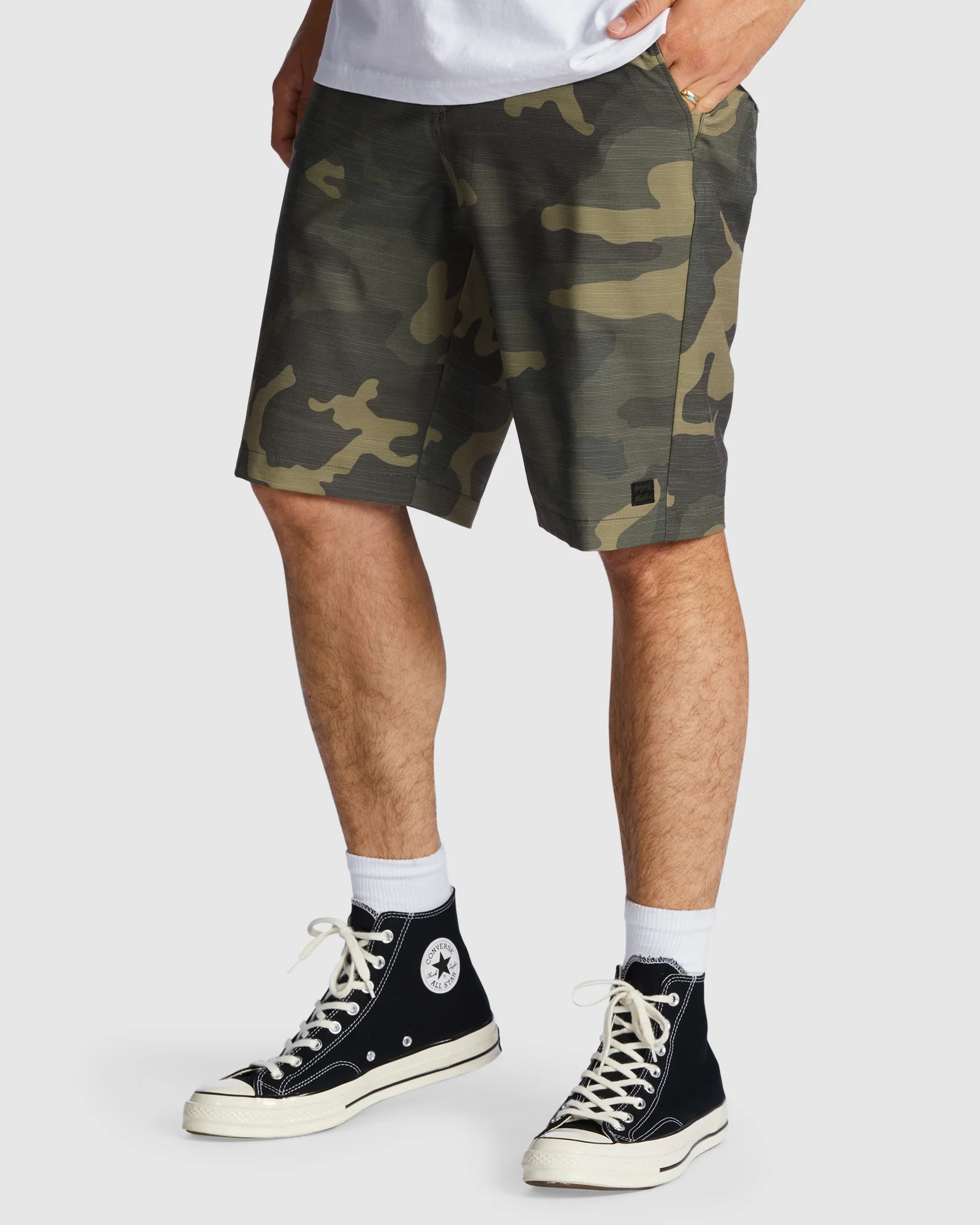 Mens Crossfire Slub Submersible 21" Shorts - Image 2