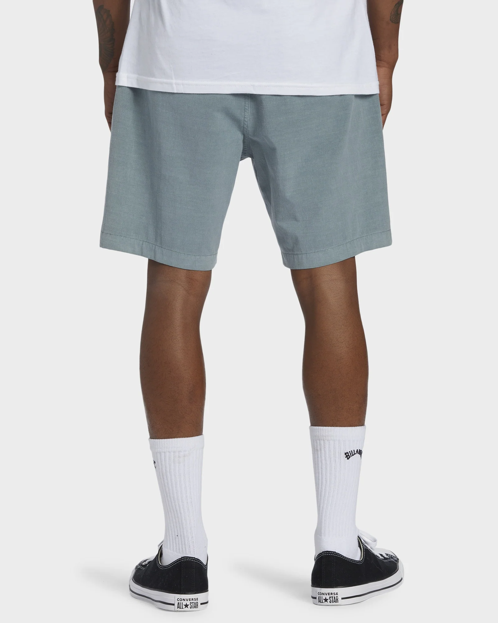 Mens Crossfire Wave Washed 18" Hybrid Shorts - Image 3
