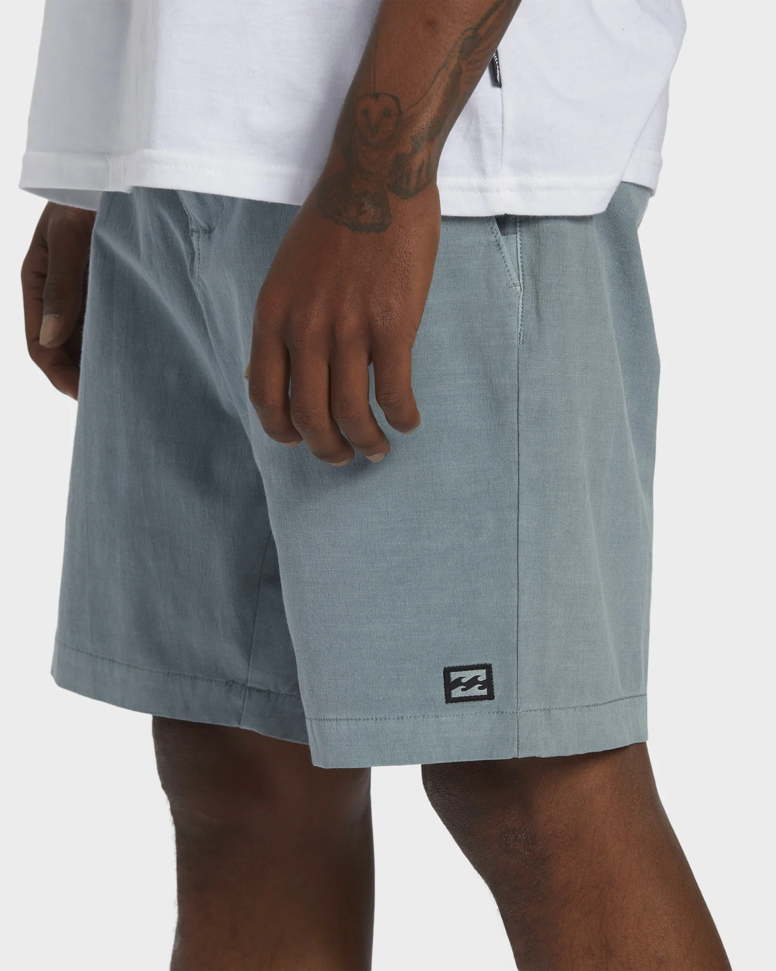 Mens Crossfire Wave Washed 18" Hybrid Shorts - Image 4