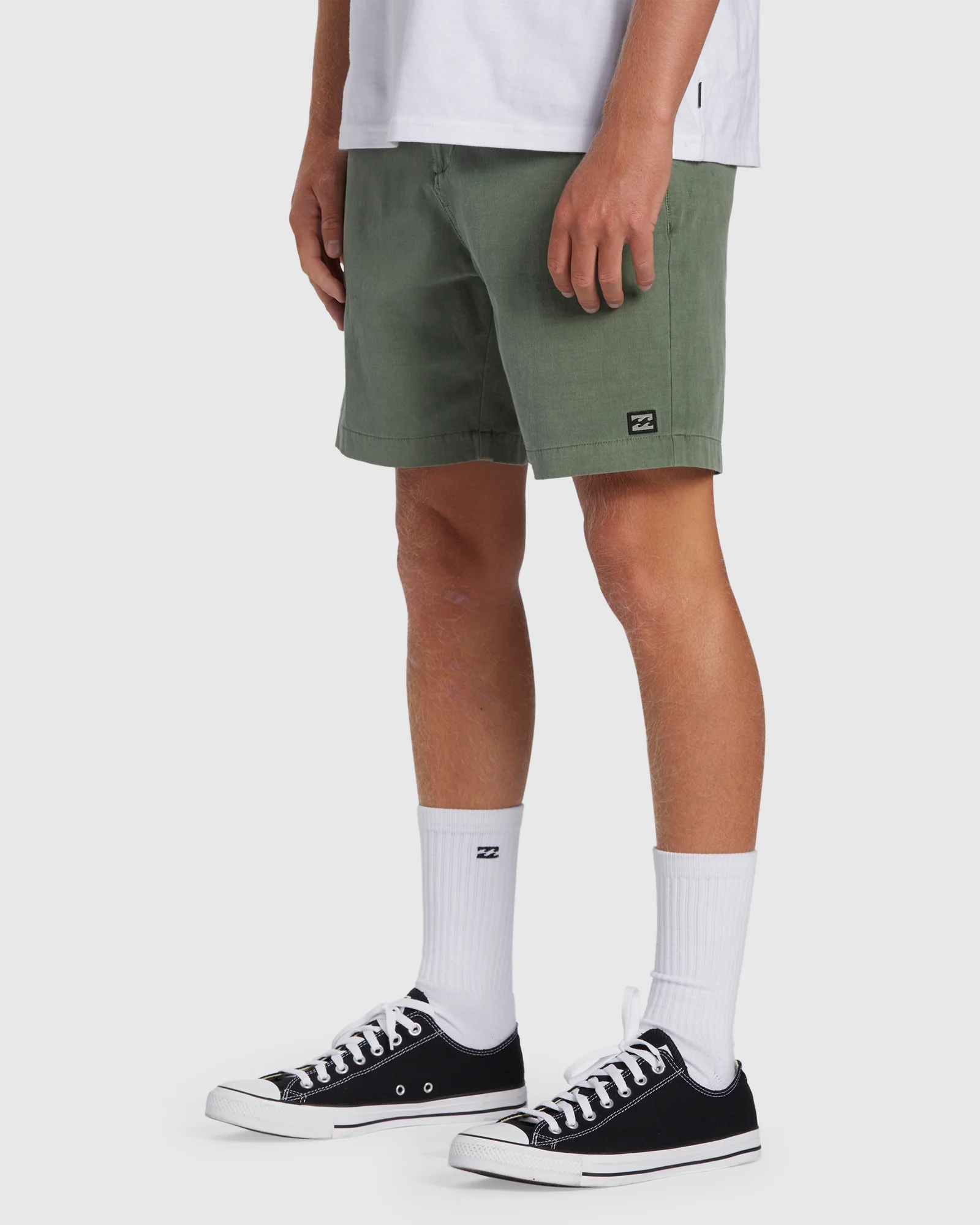Mens Crossfire Wave Washed 18" Hybrid Shorts - Image 2
