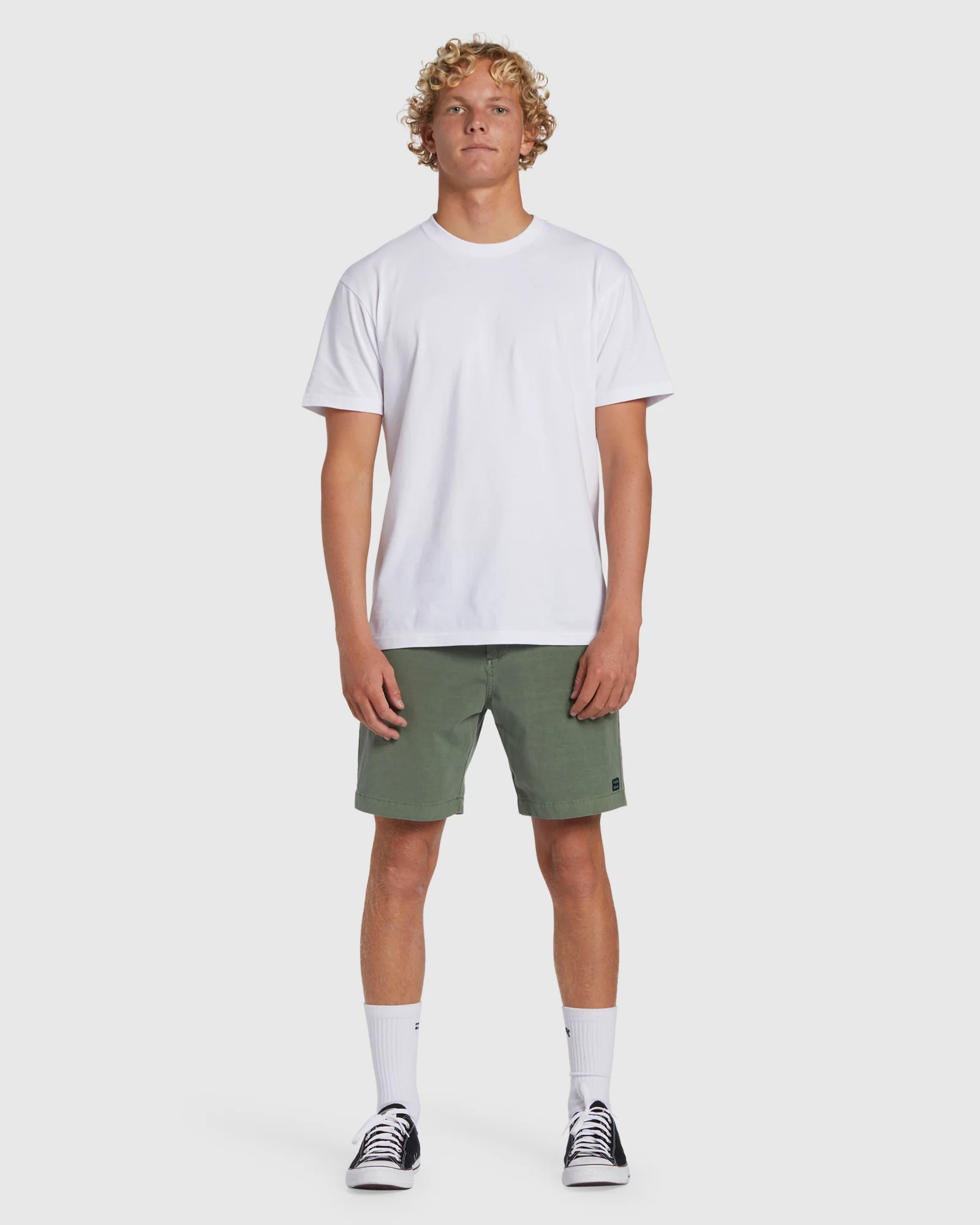 Mens Crossfire Wave Washed 18" Hybrid Shorts - Image 5