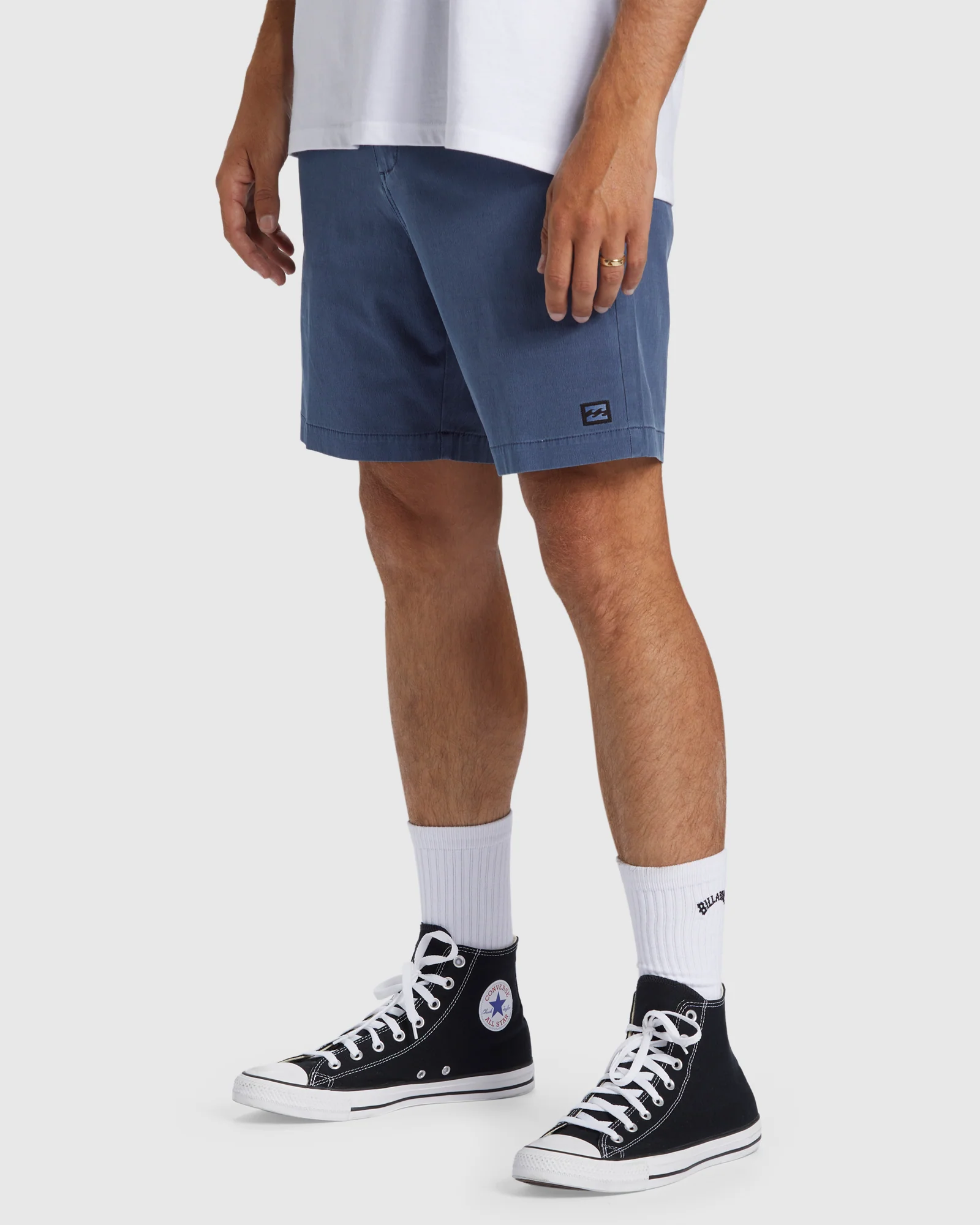 Mens Crossfire Wave Washed 18" Hybrid Shorts - Image 2