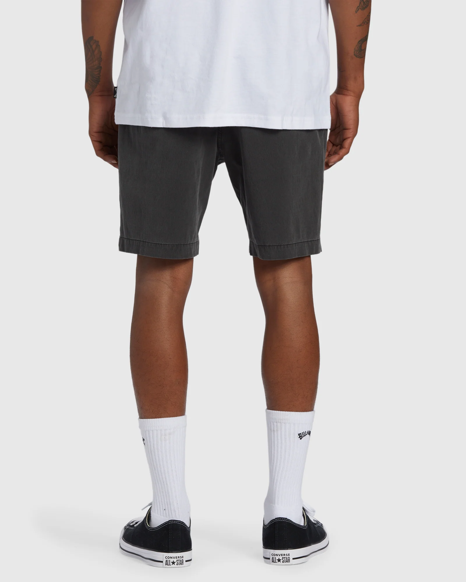 Mens Crossfire Wave Washed 18" Hybrid Shorts - Image 3