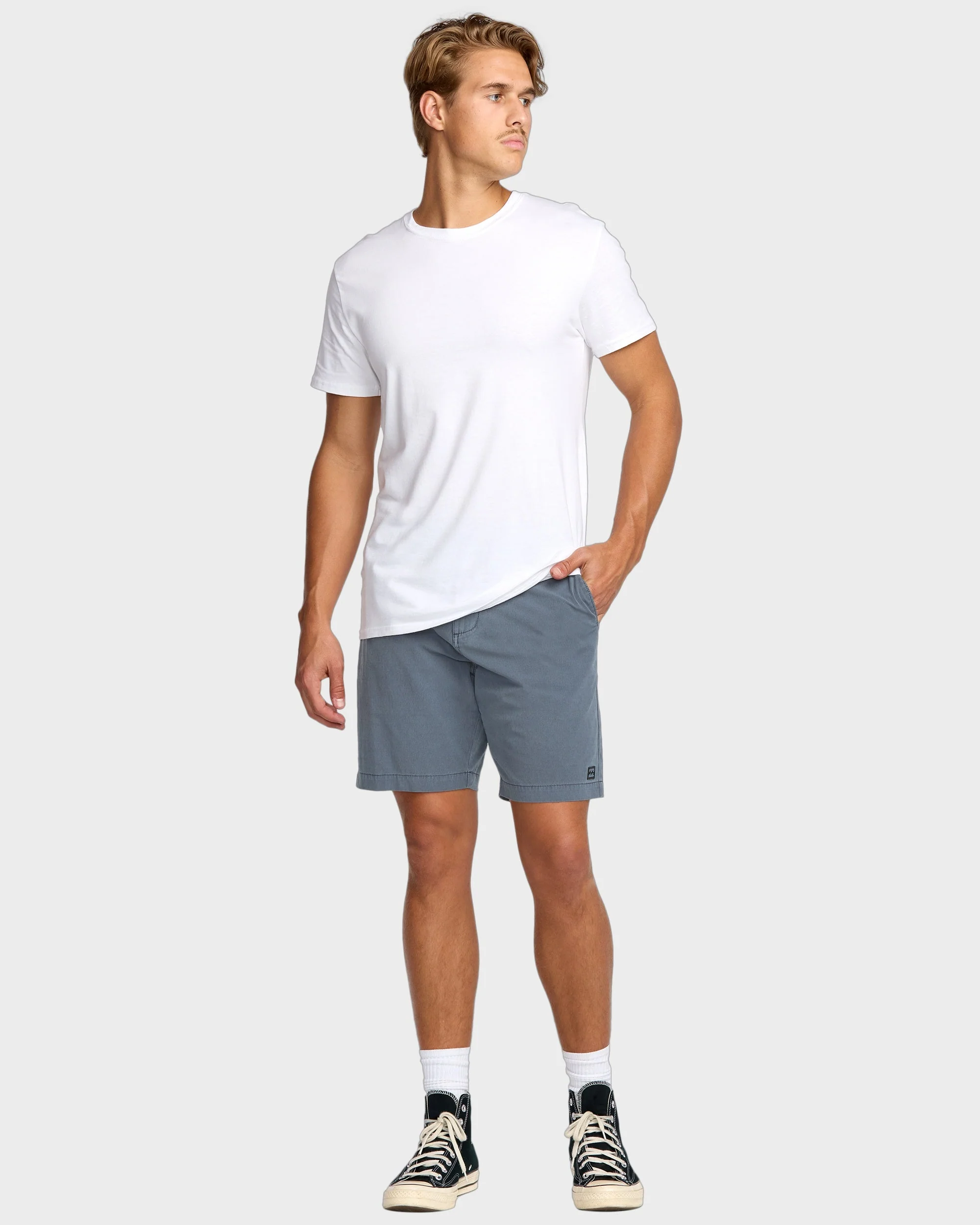 Mens Crossfire Wave Washed Submersible 18" Shorts - Image 5
