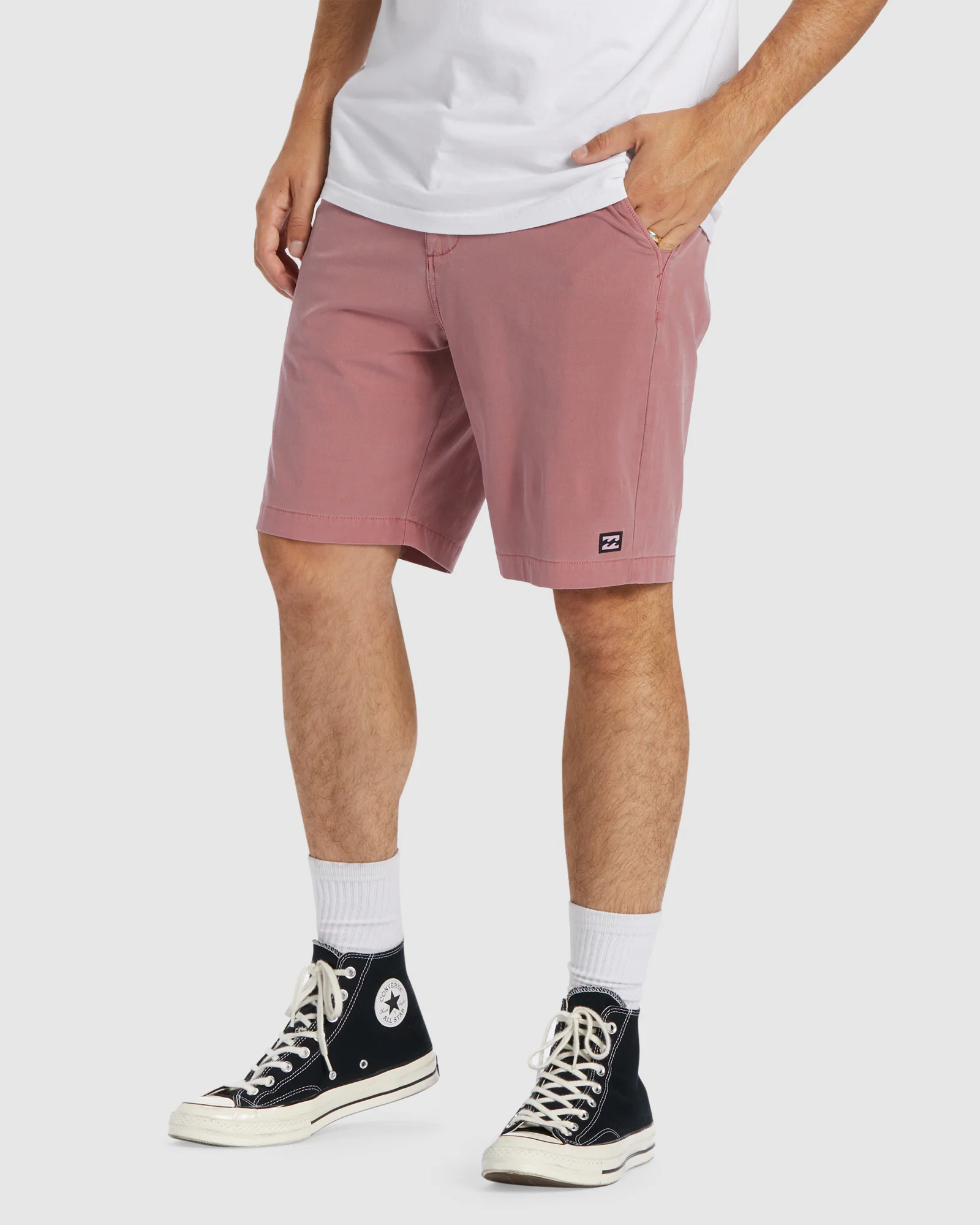 Mens Crossfire Wave Washed 18" Hybrid Shorts - Image 2