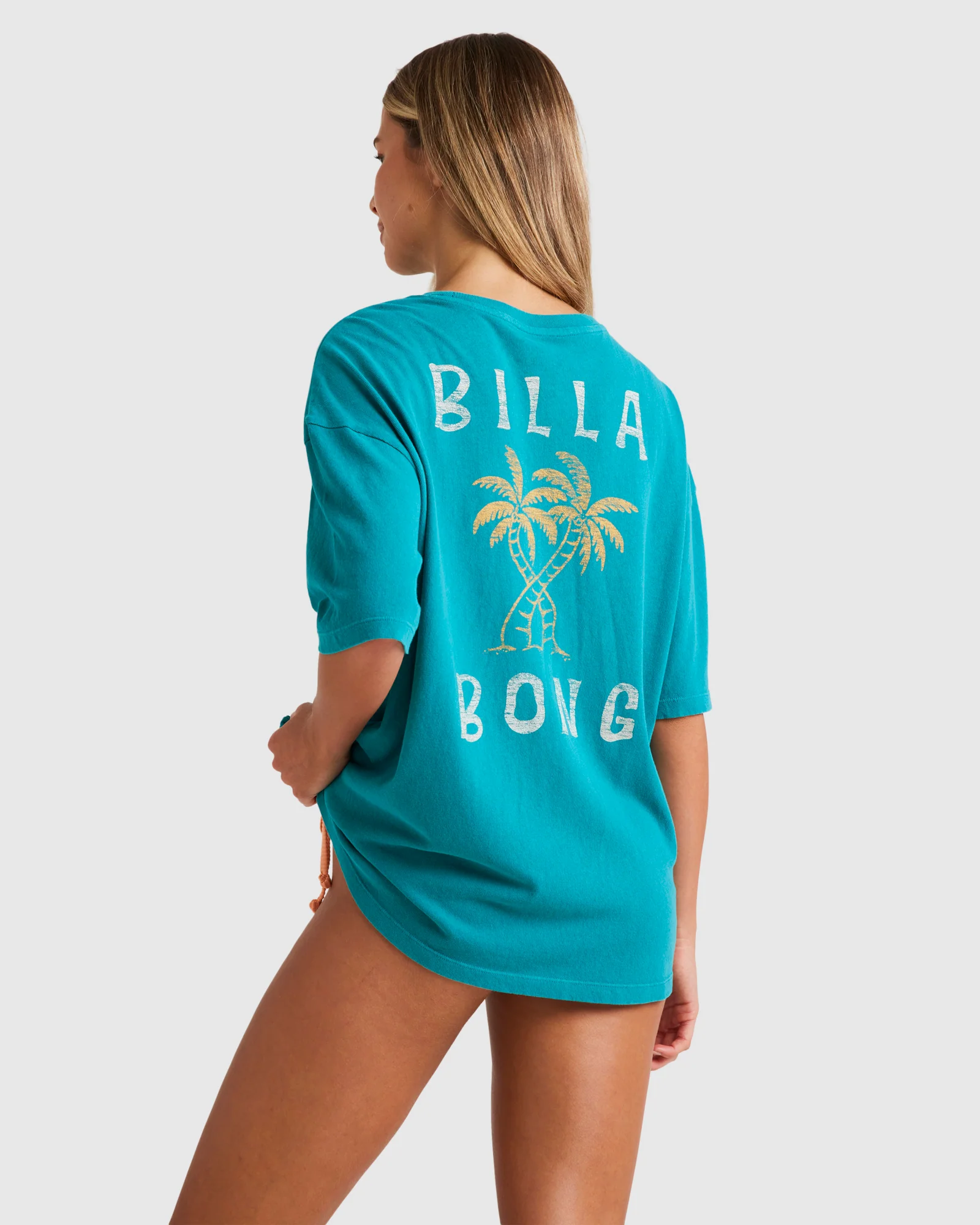 Womens Curvy Palms T-Shirt - Image 3