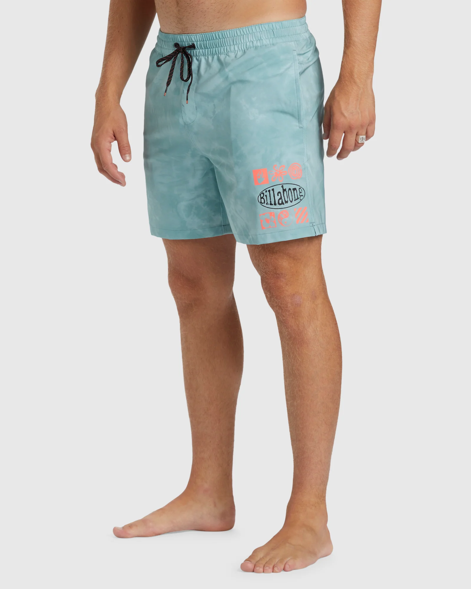 Mens D Bah Layback Boardshorts - Image 2