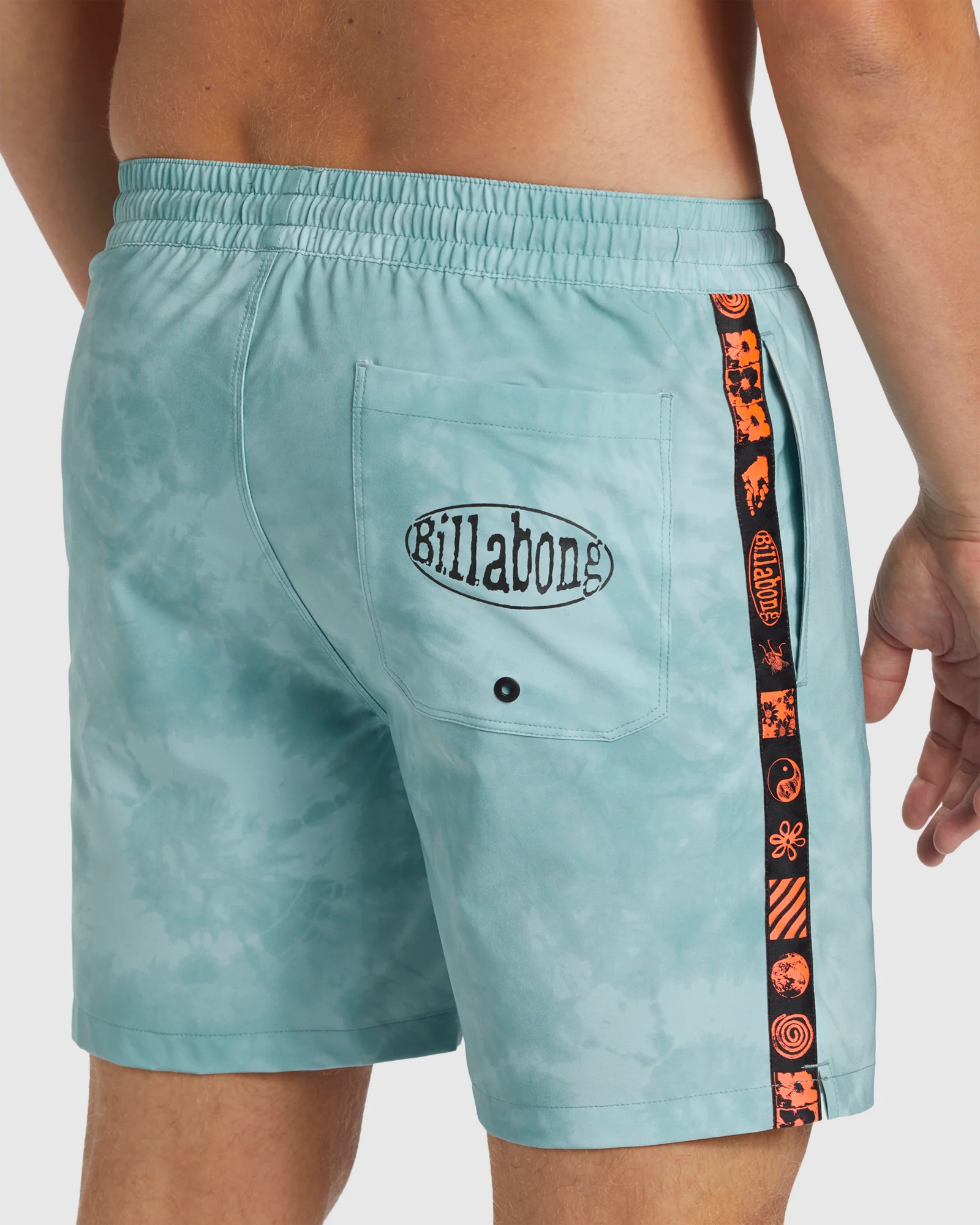 Mens D Bah Layback Boardshorts - Image 4