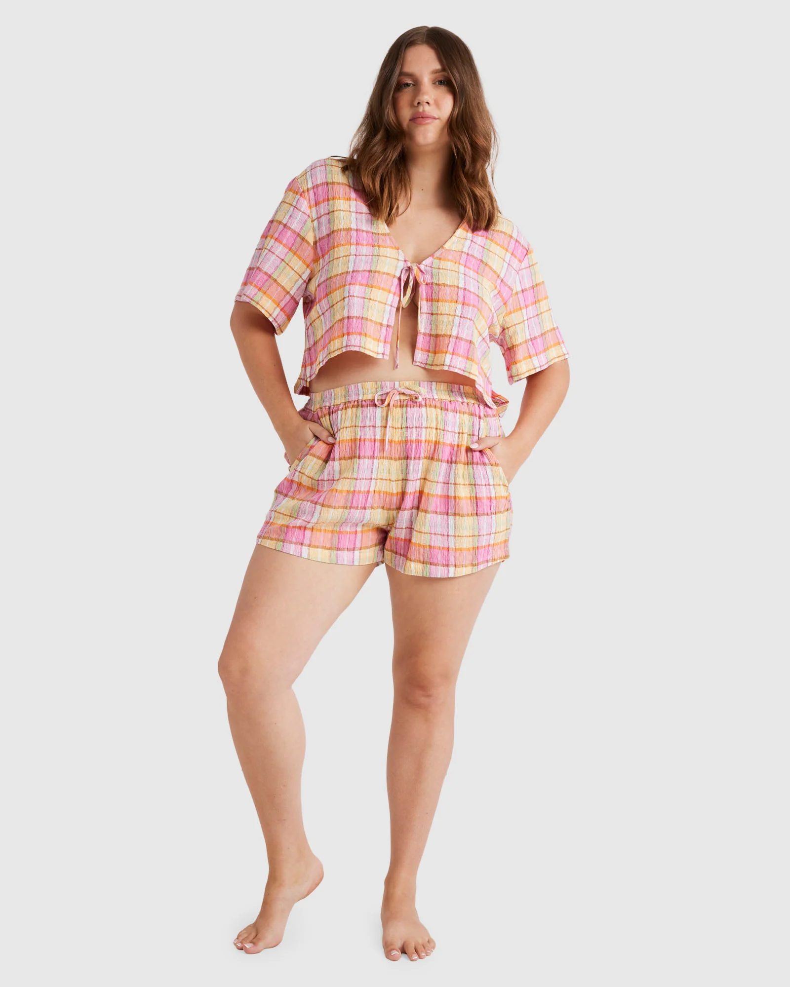 Womens Darlin Check Shirt - Image 11