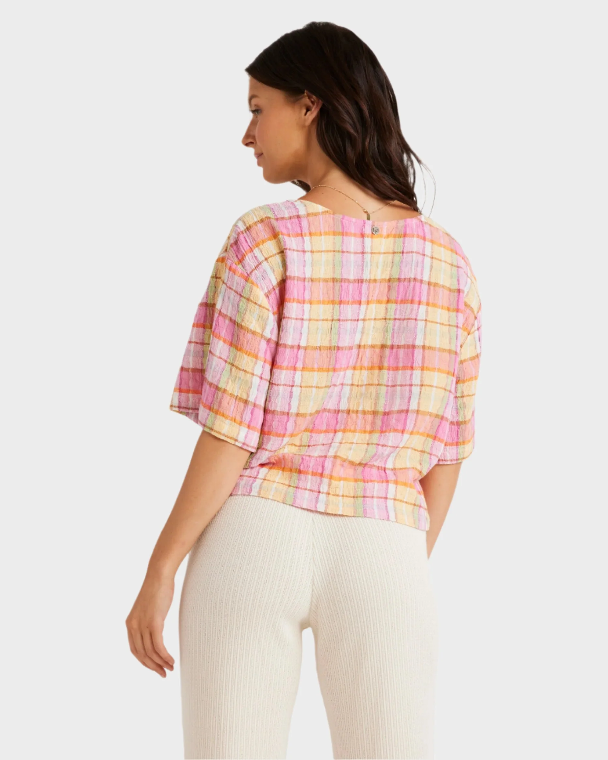 Womens Darlin Check Shirt - Image 3