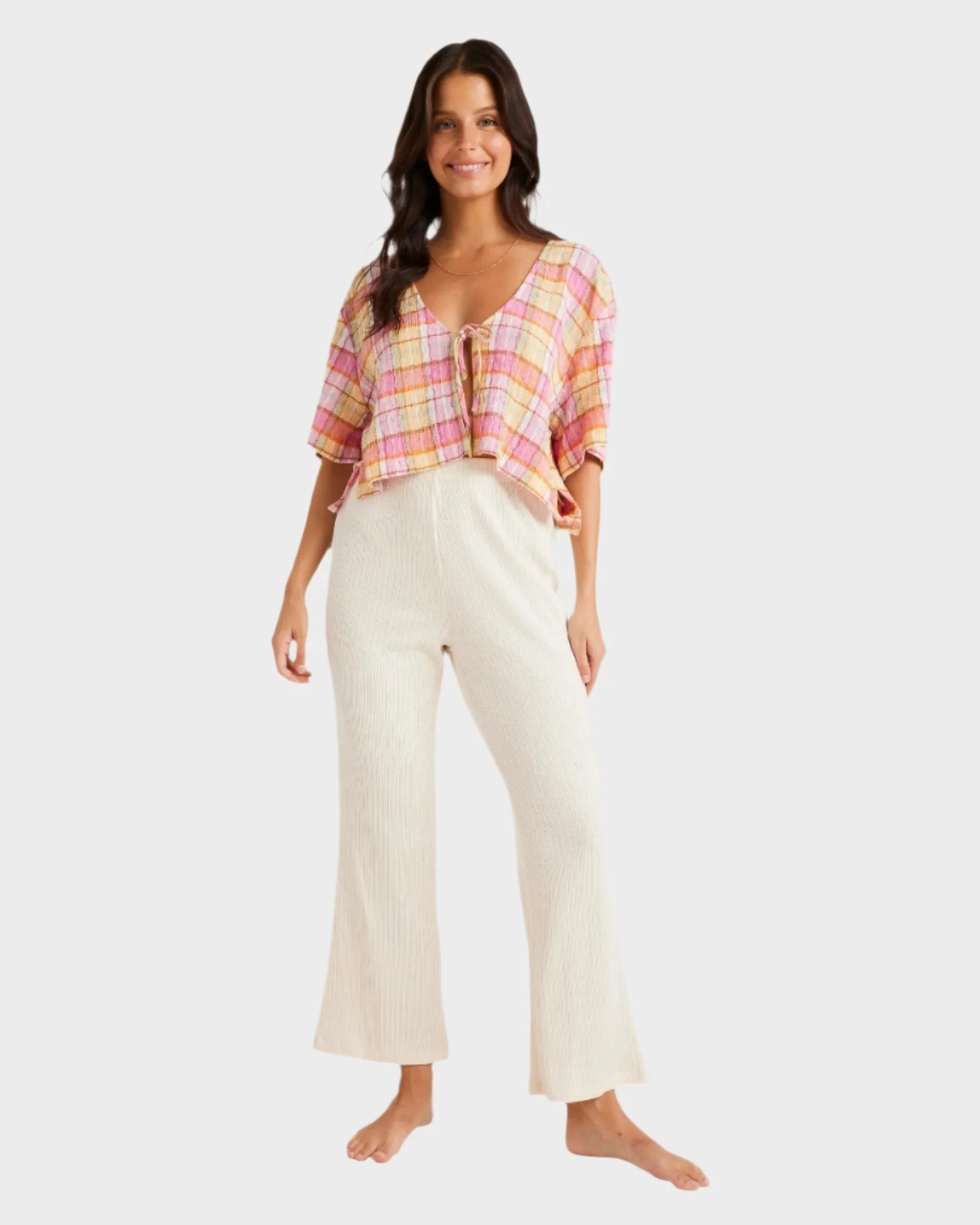 Womens Darlin Check Shirt - Image 6