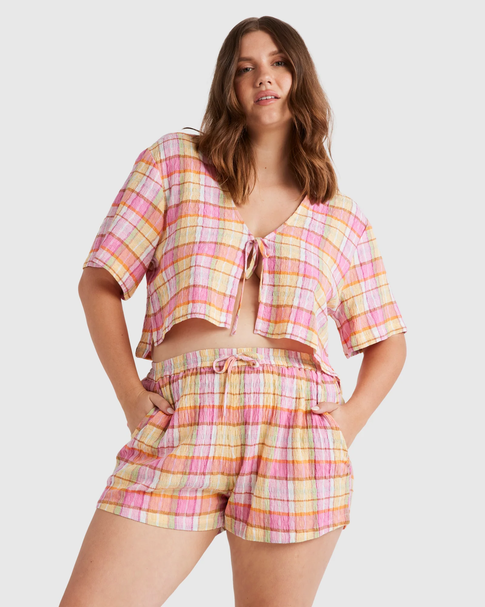 Womens Darlin Check Shirt - Image 7