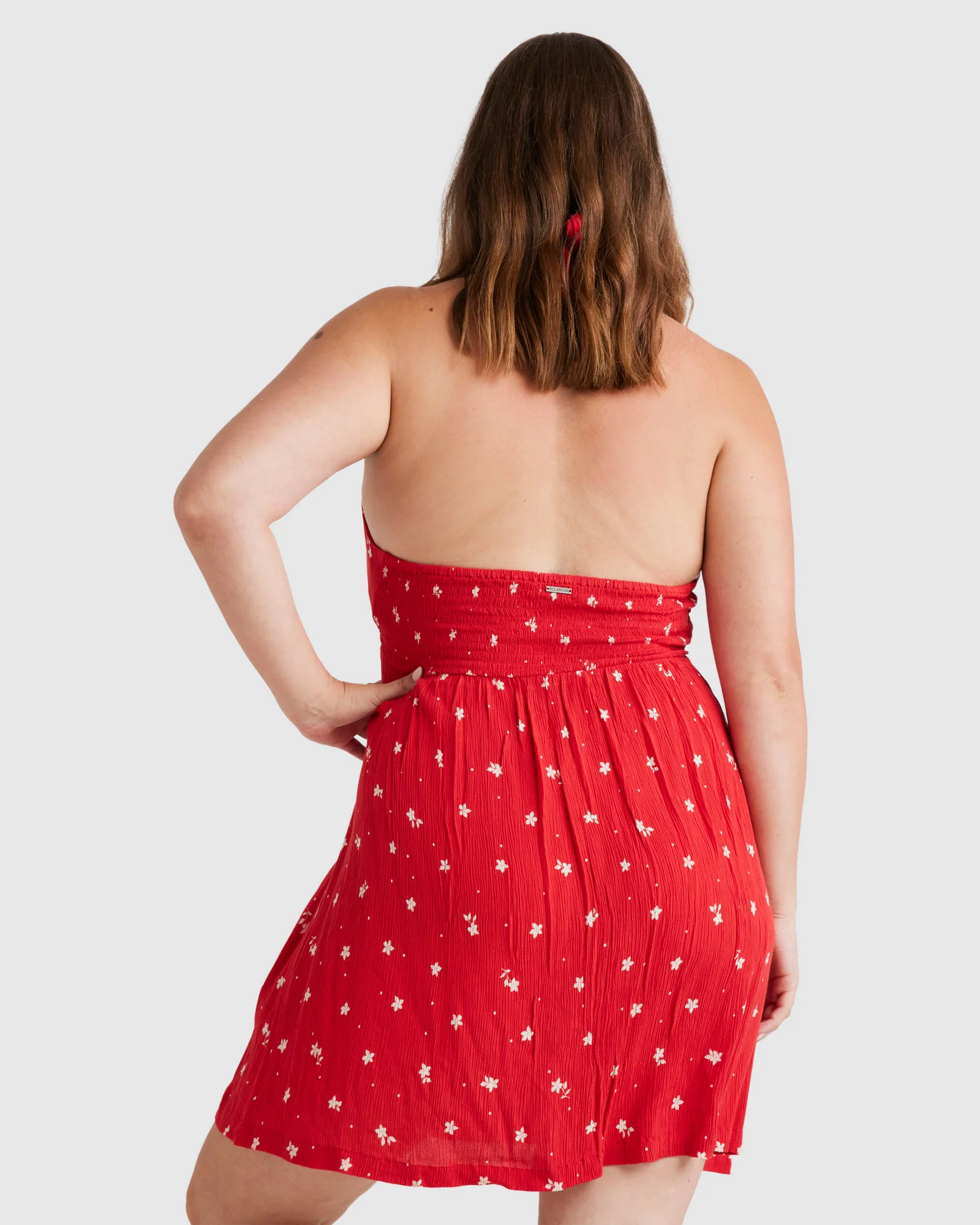 Womens Darlin Halter Mini Dress - Image 8