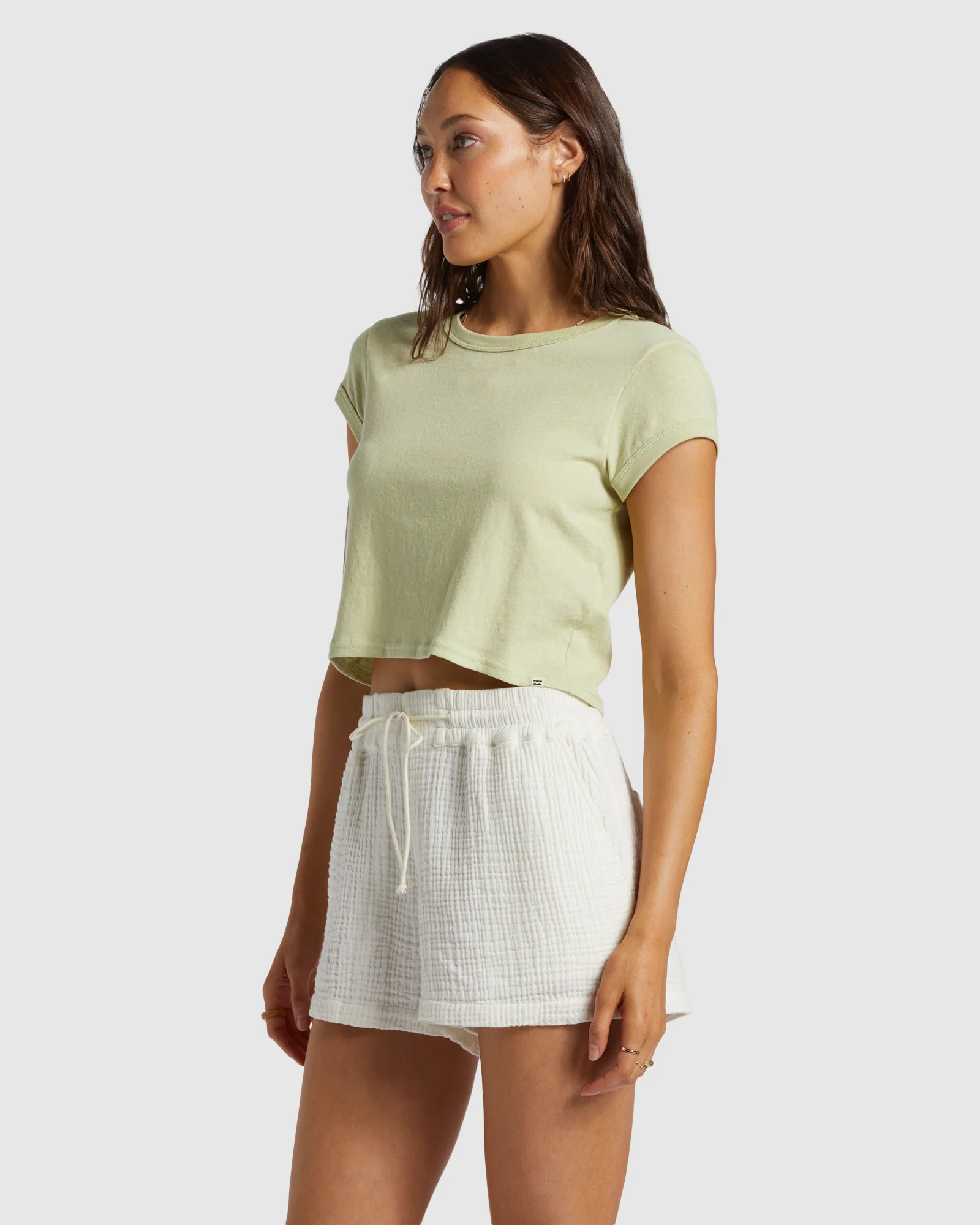 Womens Day Tripper Elastic Waist Shorts - Image 2
