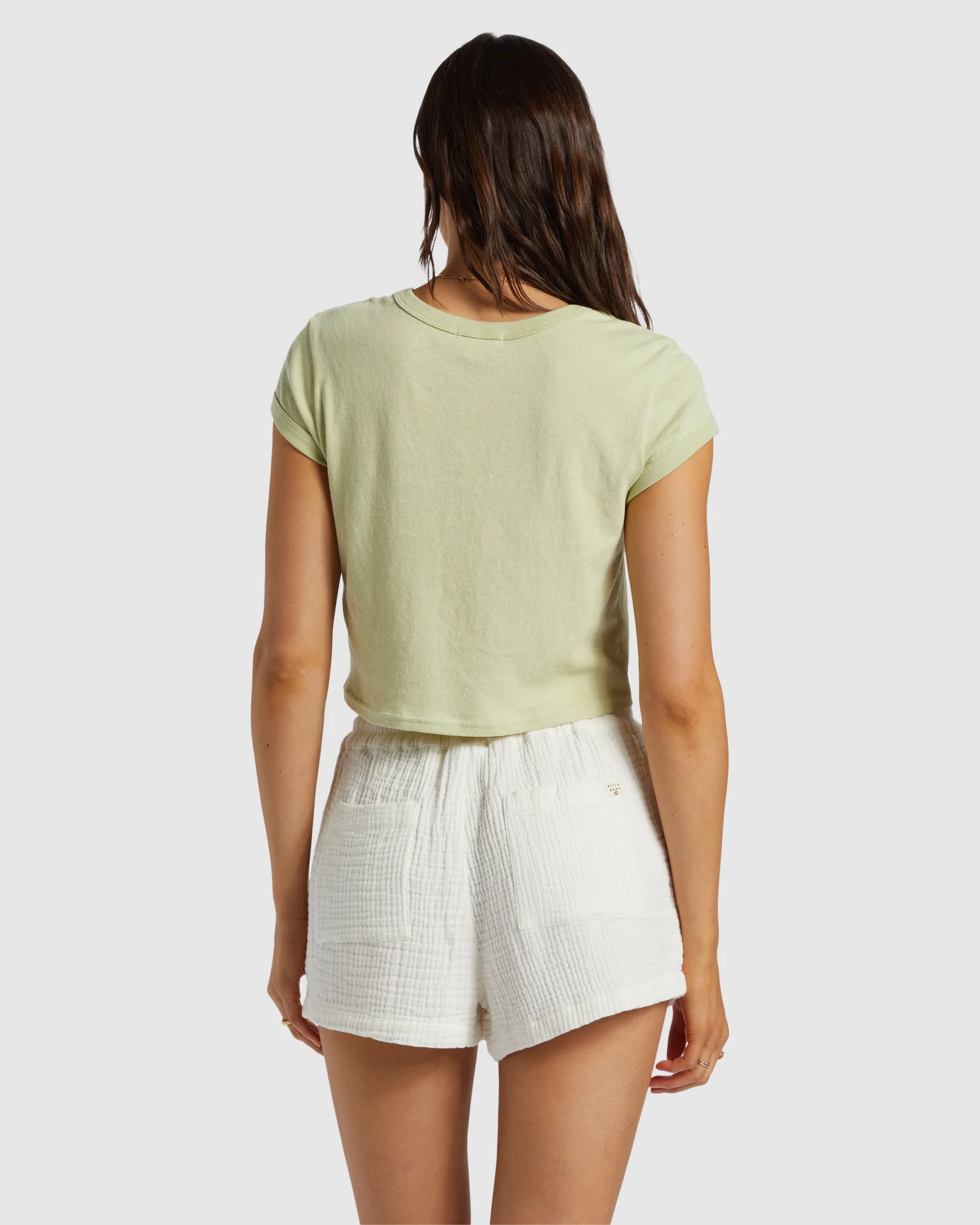 Womens Day Tripper Elastic Waist Shorts - Image 3