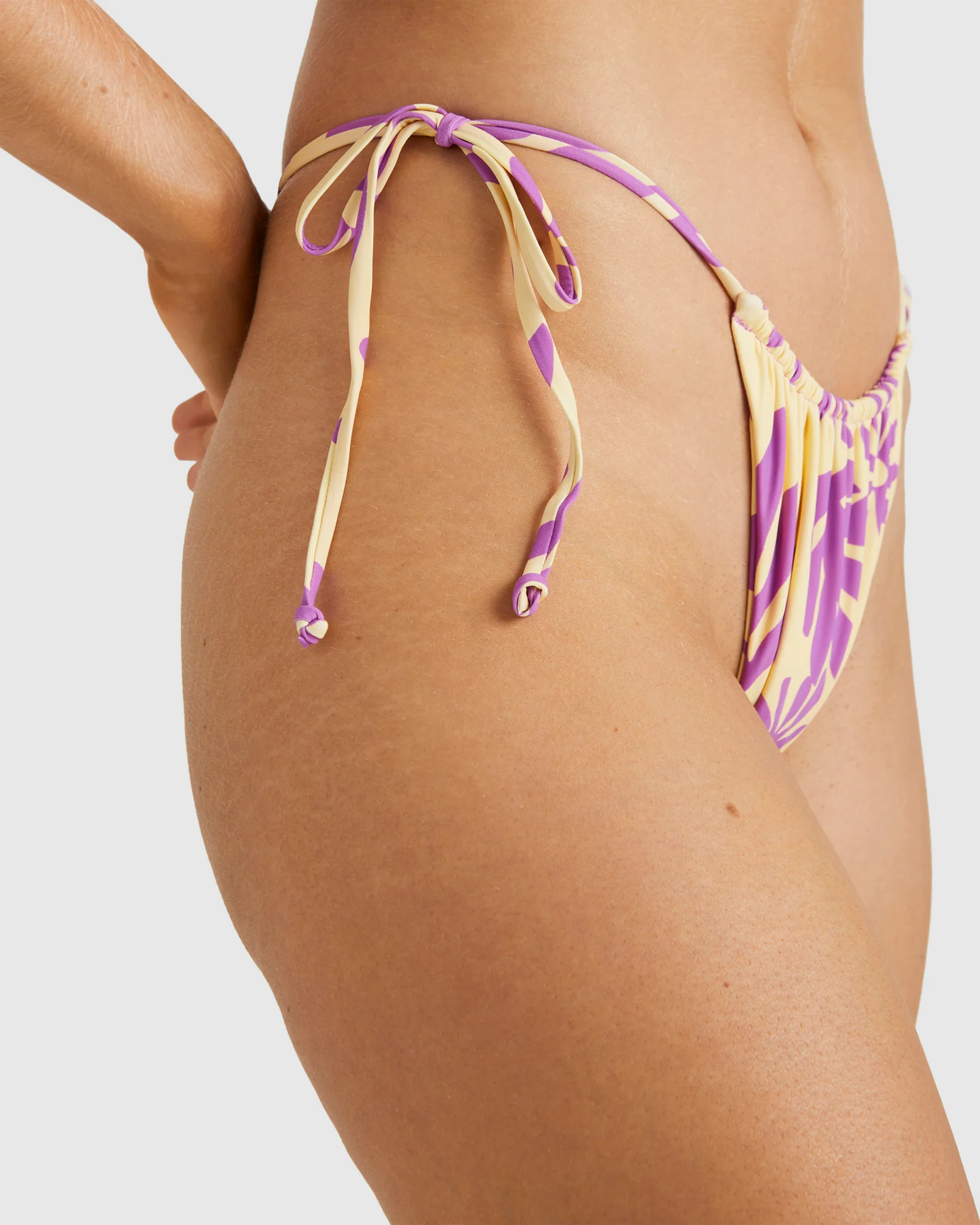 Womens Deep Sea Daisy Reversible Bells Pant Bikini Bottom - Image 4