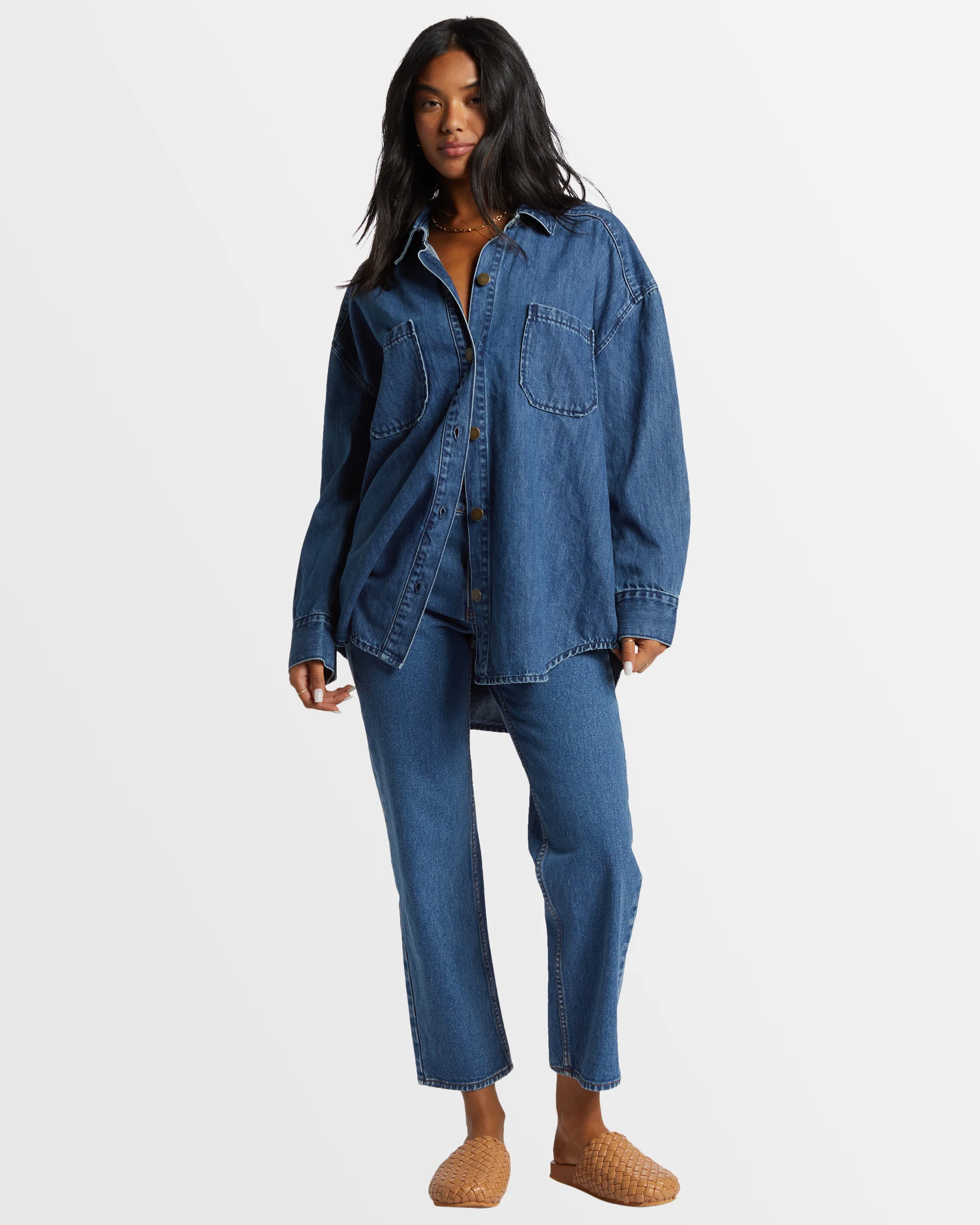 Womens Deep Sea Shacket - Image 5