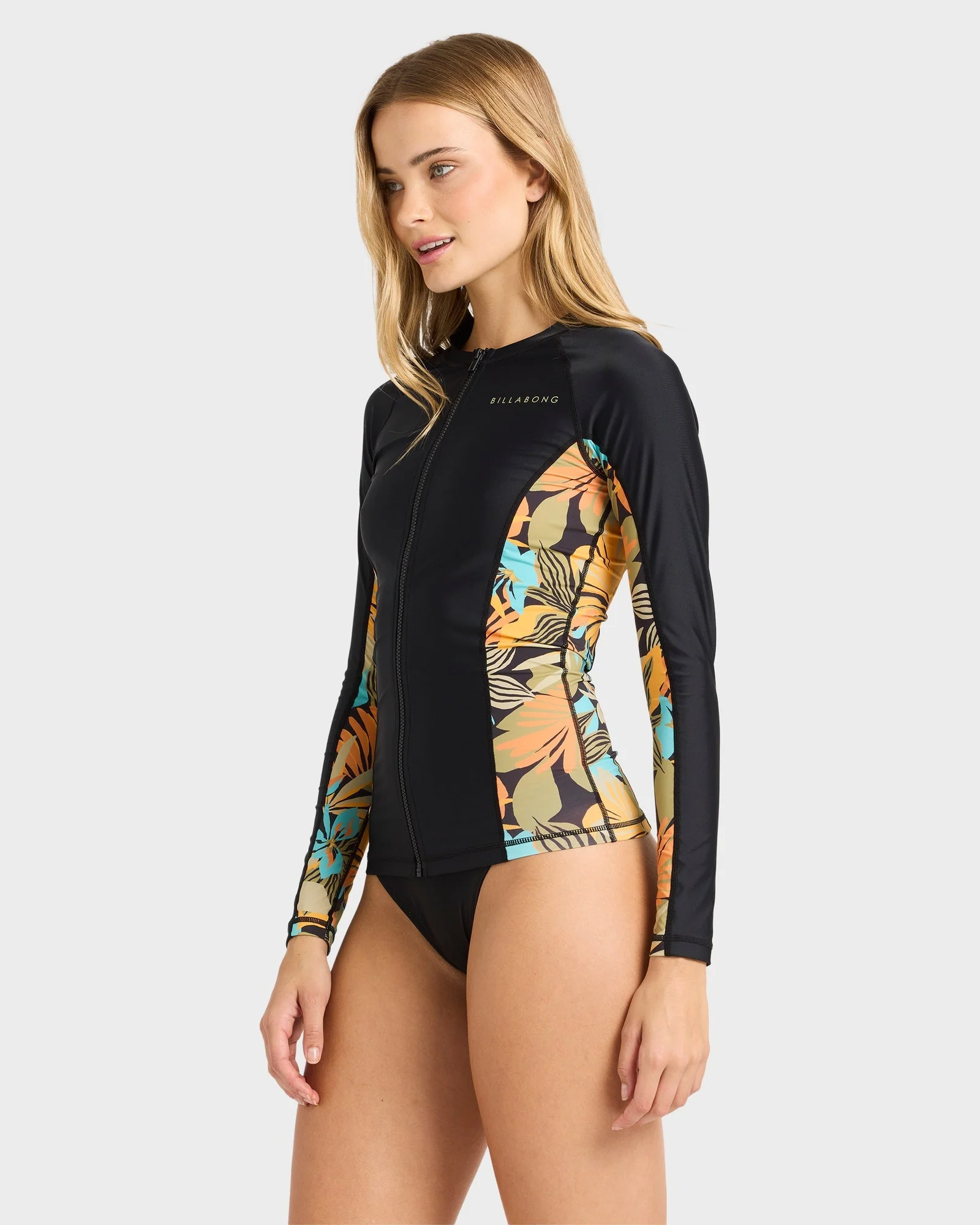 Womens Des Tropiques Off Shore Long Sleeve Rash Vest - Image 3
