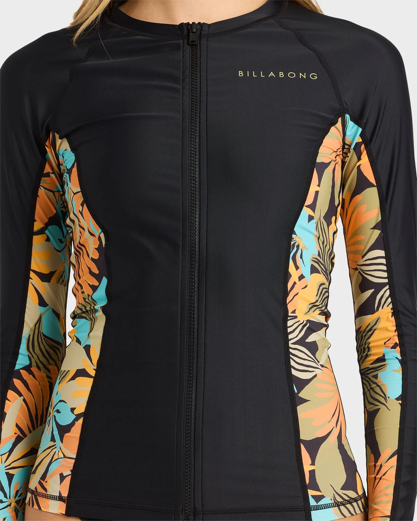Womens Des Tropiques Off Shore Long Sleeve Rash Vest - Image 4