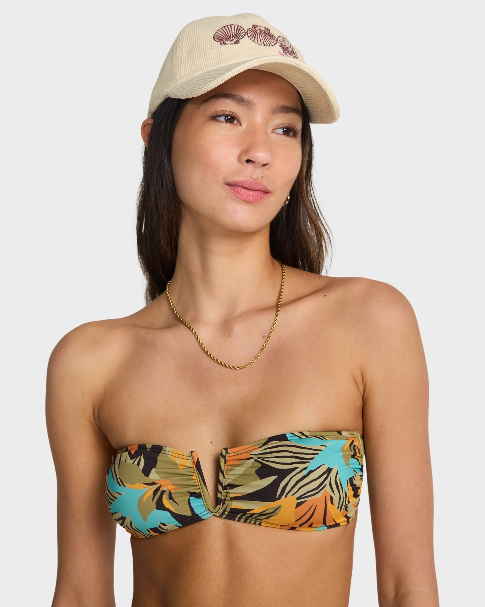 Womens Des Tropiques V Bandeau Bikini Top - Image 5