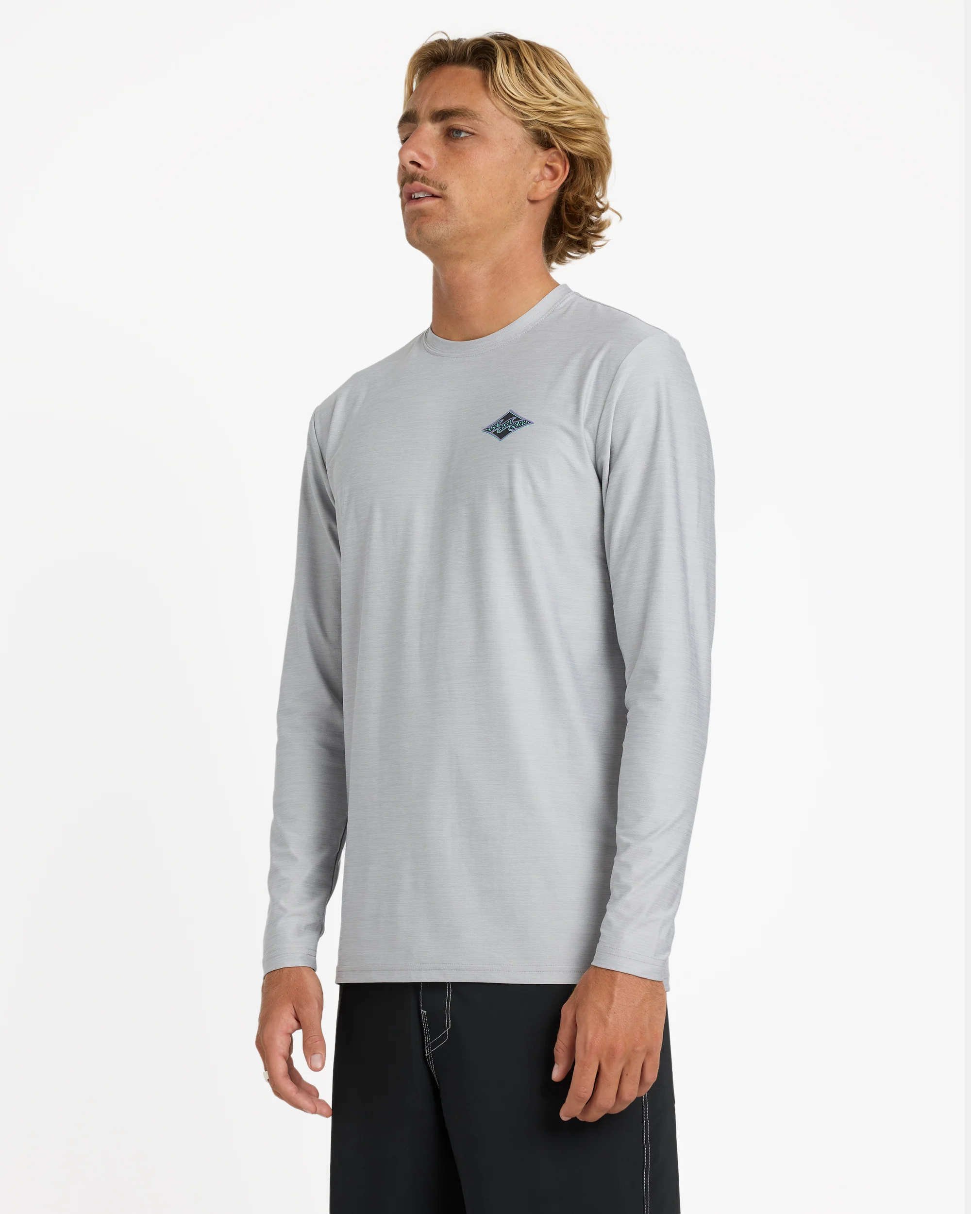 Mens Diamond Shoreline Rash Vest - Image 2