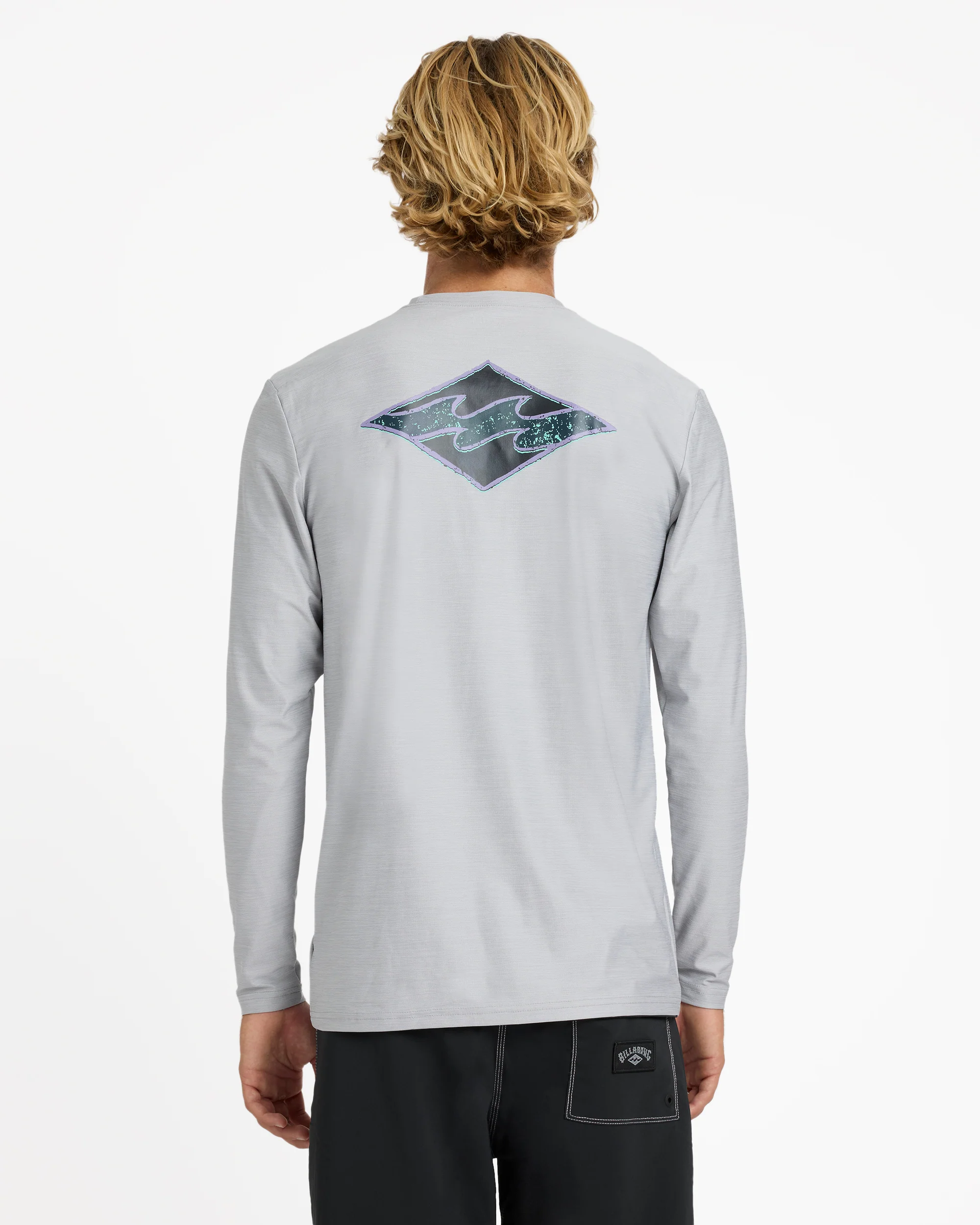 Mens Diamond Shoreline Rash Vest - Image 3