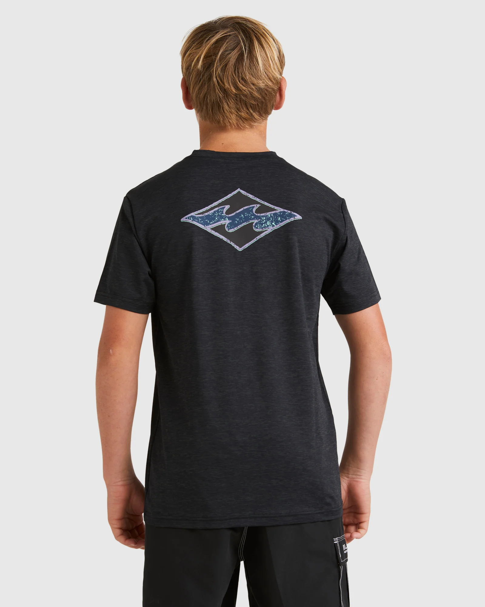 Boys 8-16 Diamond Shoreline Rash Vest - Image 3