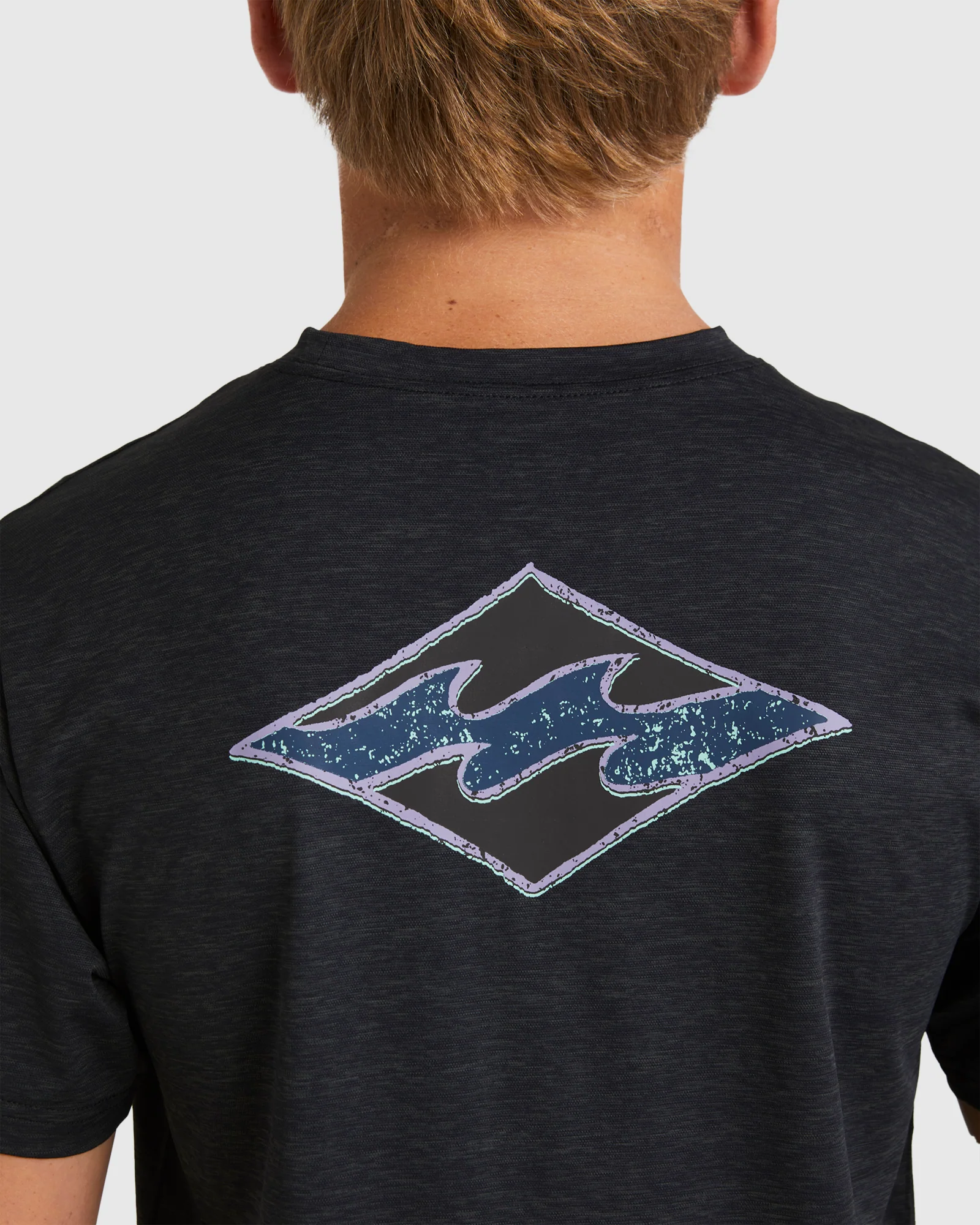 Boys 8-16 Diamond Shoreline Rash Vest - Image 4