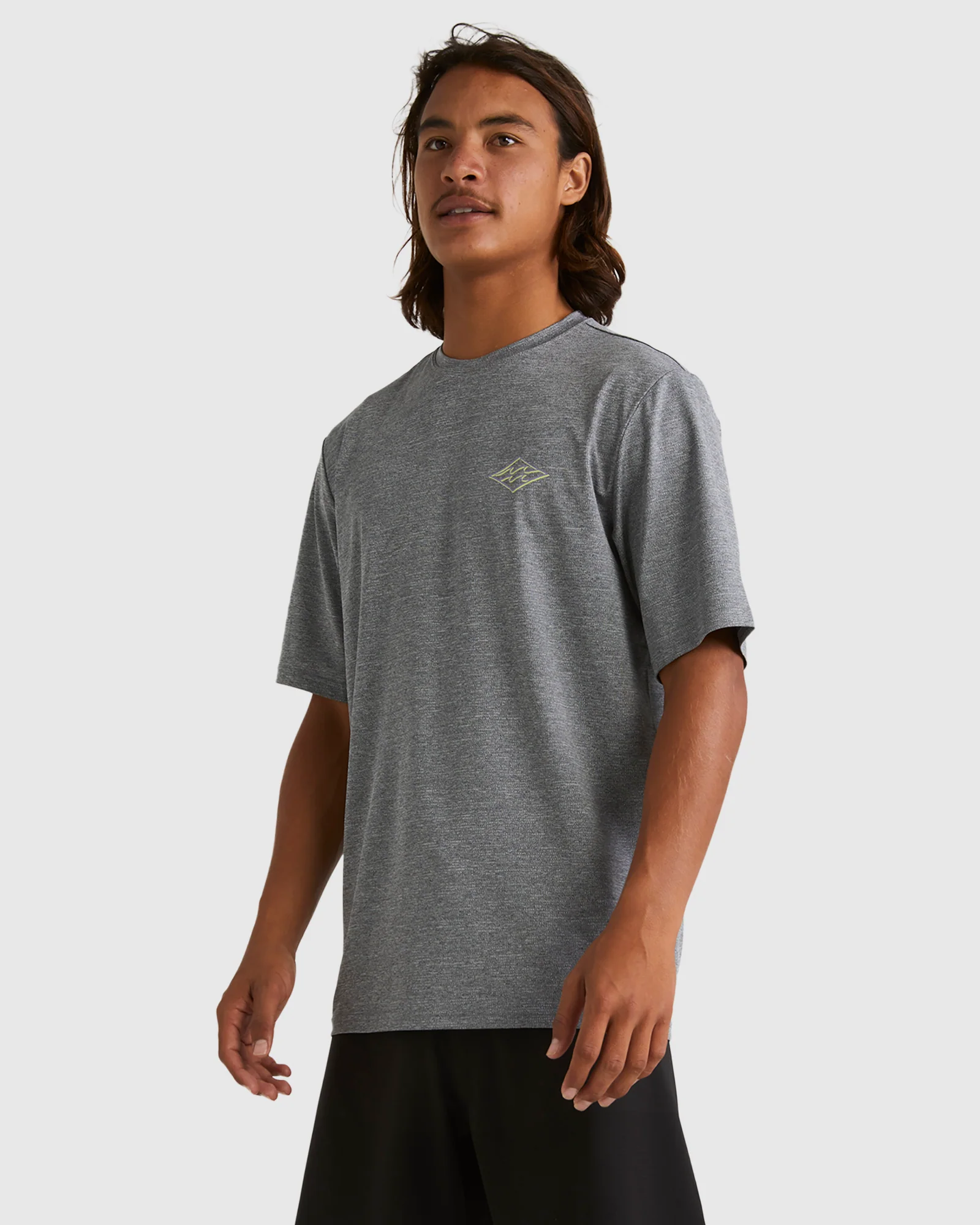 Mens Diamond Shoreline Rash Vest - Image 2