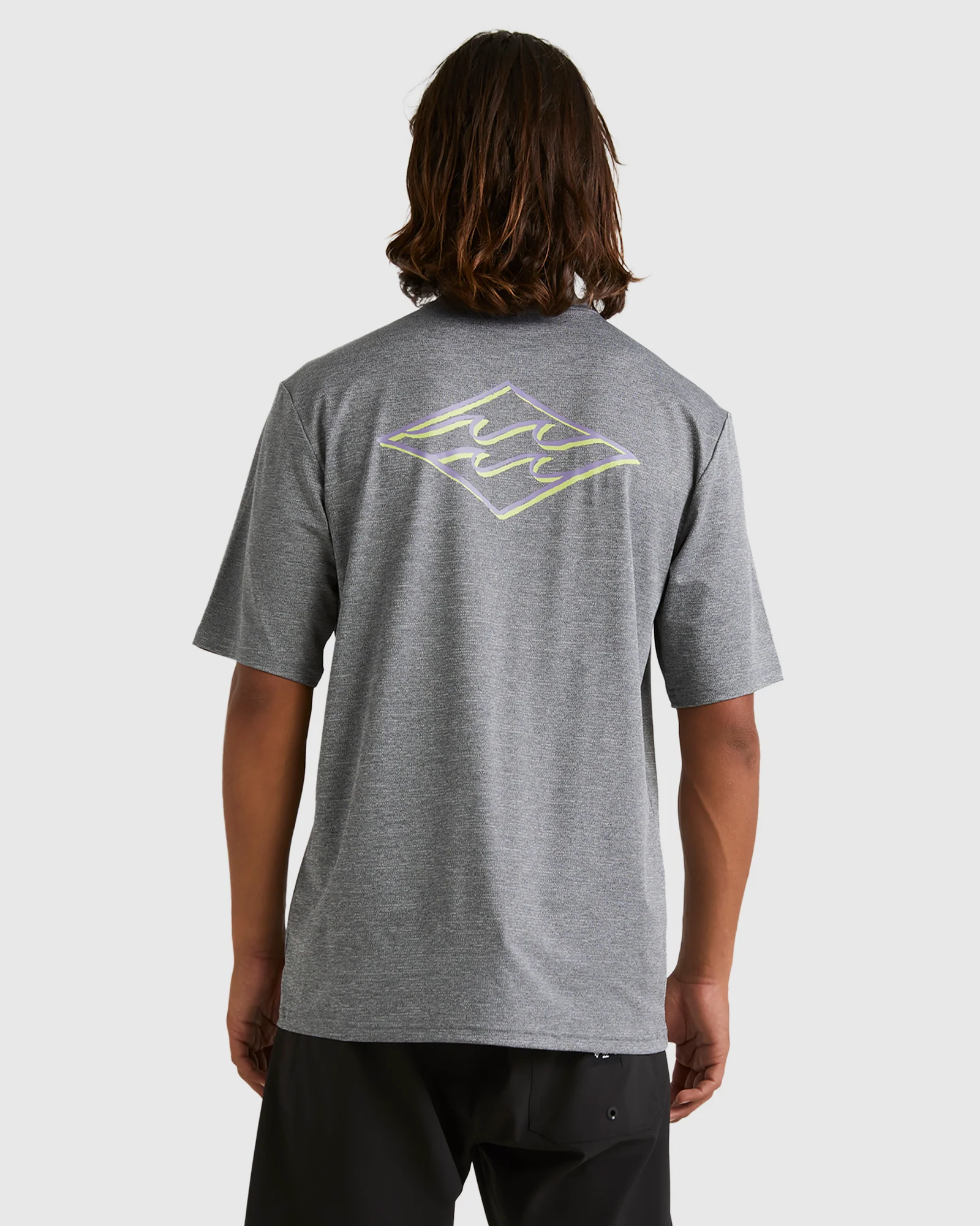 Mens Diamond Shoreline Rash Vest - Image 3
