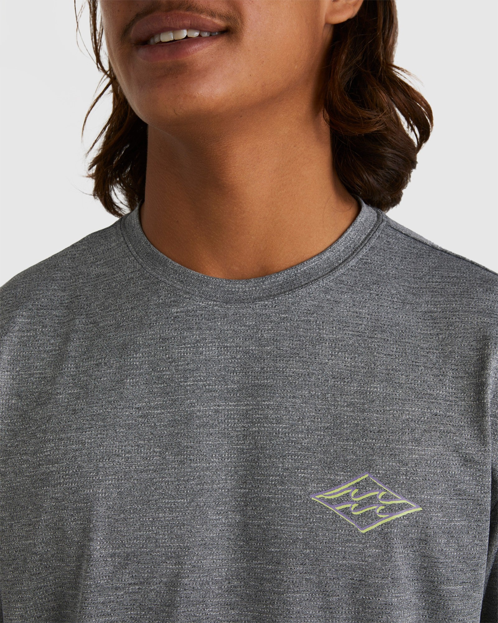 Mens Diamond Shoreline Rash Vest - Image 4