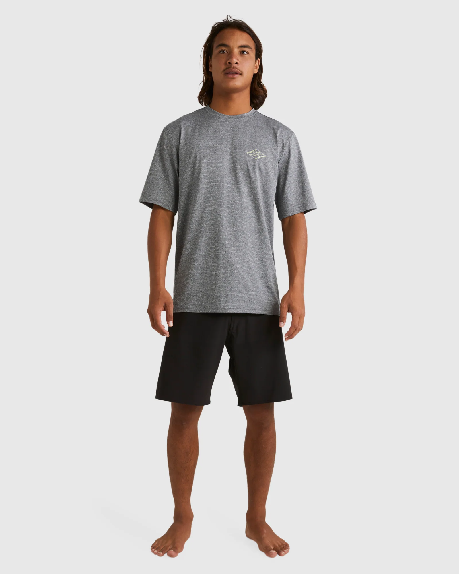 Mens Diamond Shoreline Rash Vest - Image 5