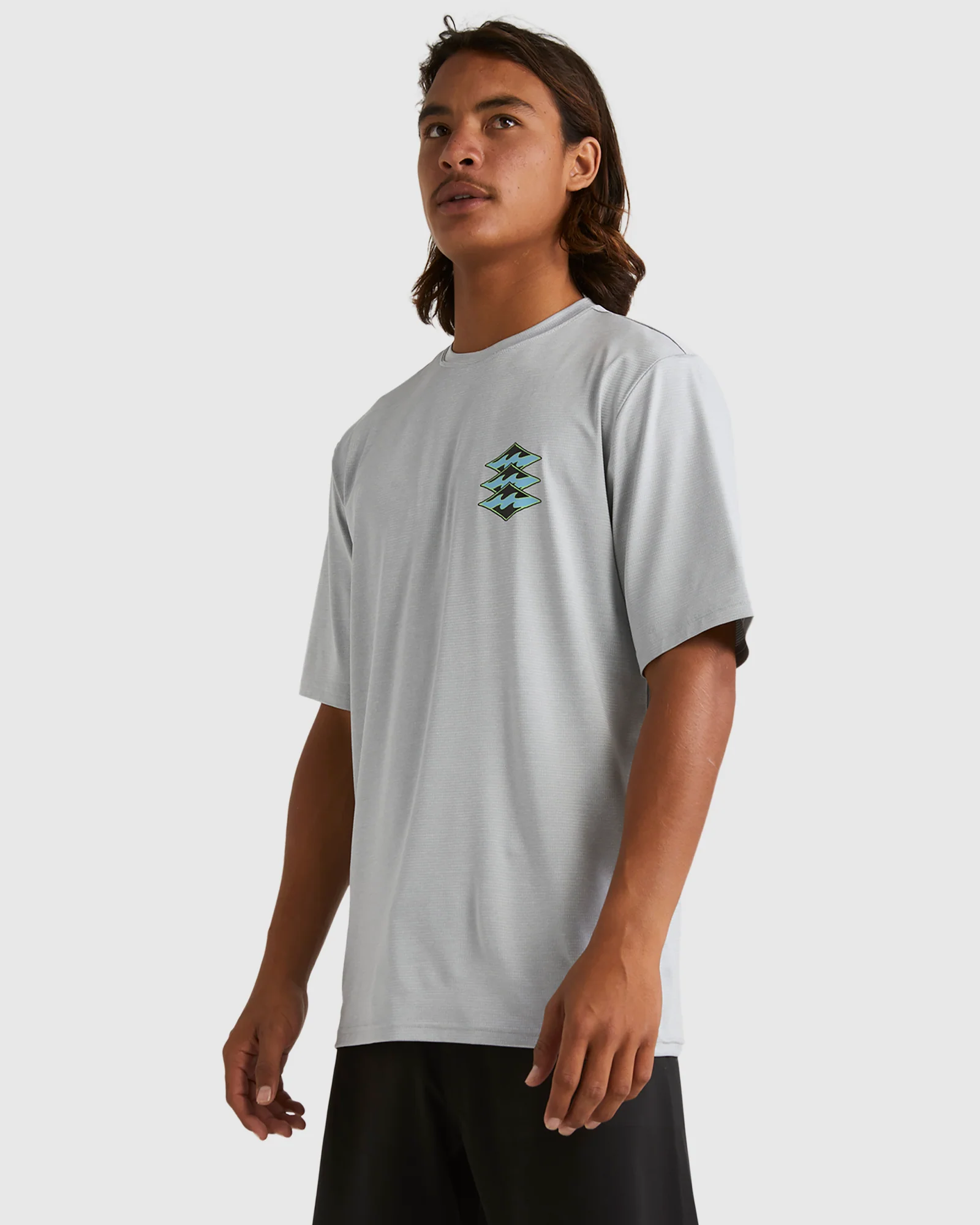 Mens Diamond Shoreline Rash Vest - Image 2