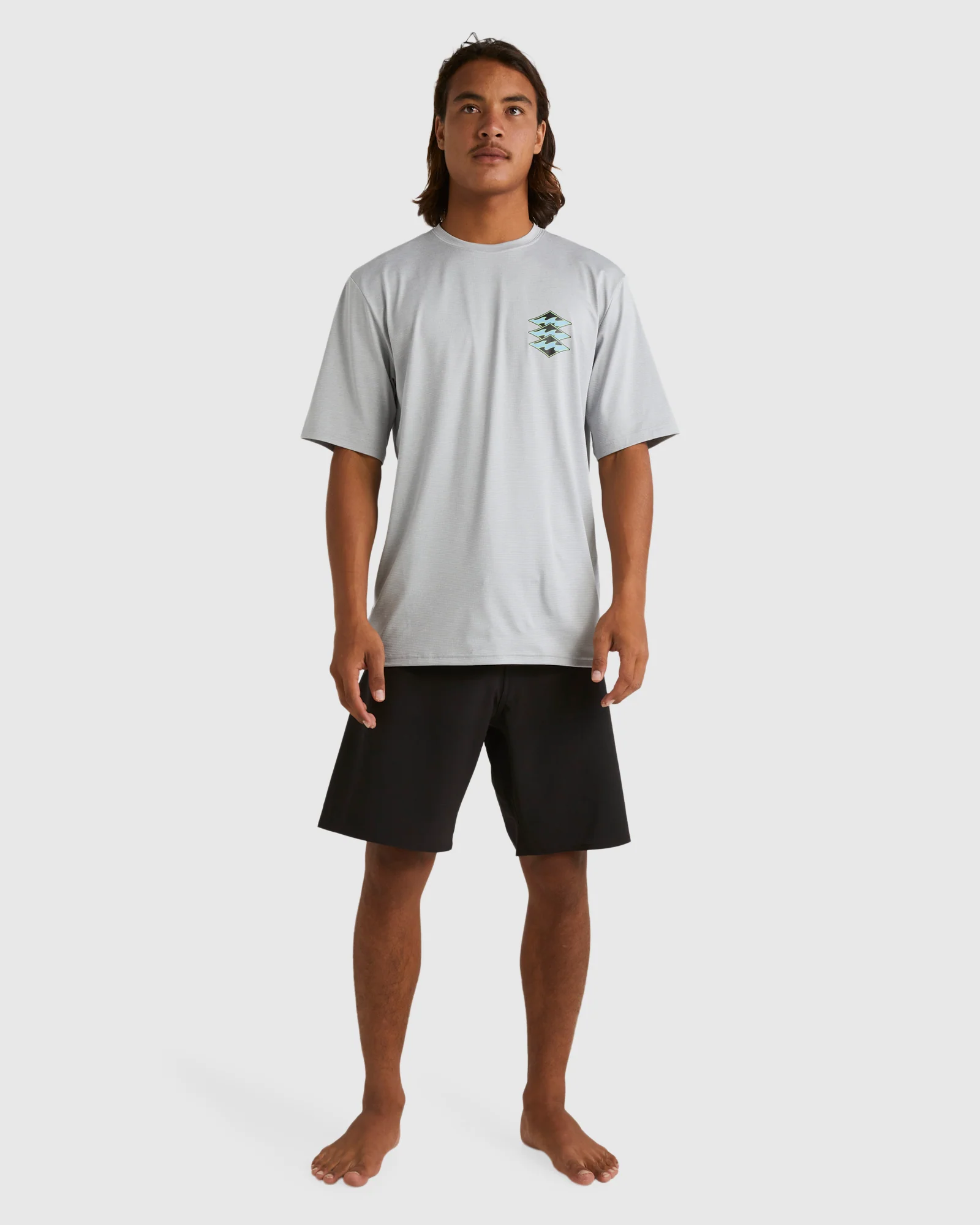 Mens Diamond Shoreline Rash Vest - Image 5