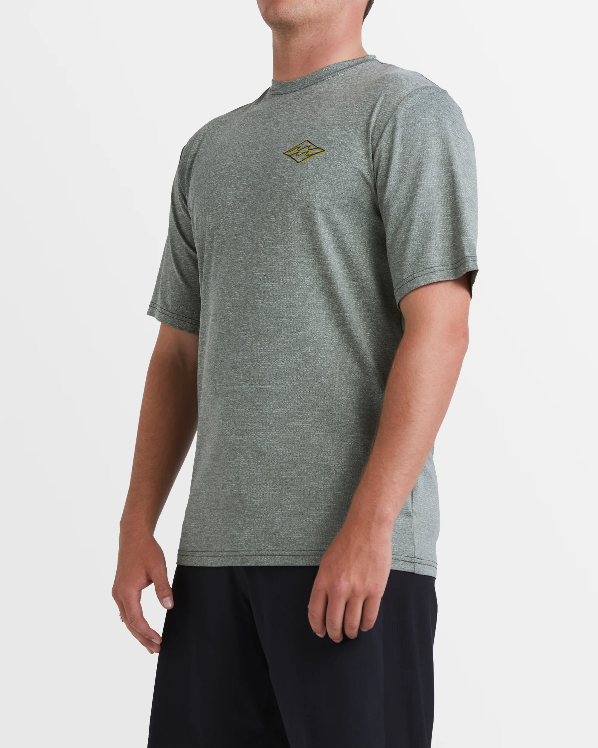 Mens Diamond Shoreline Rash Vest - Image 2