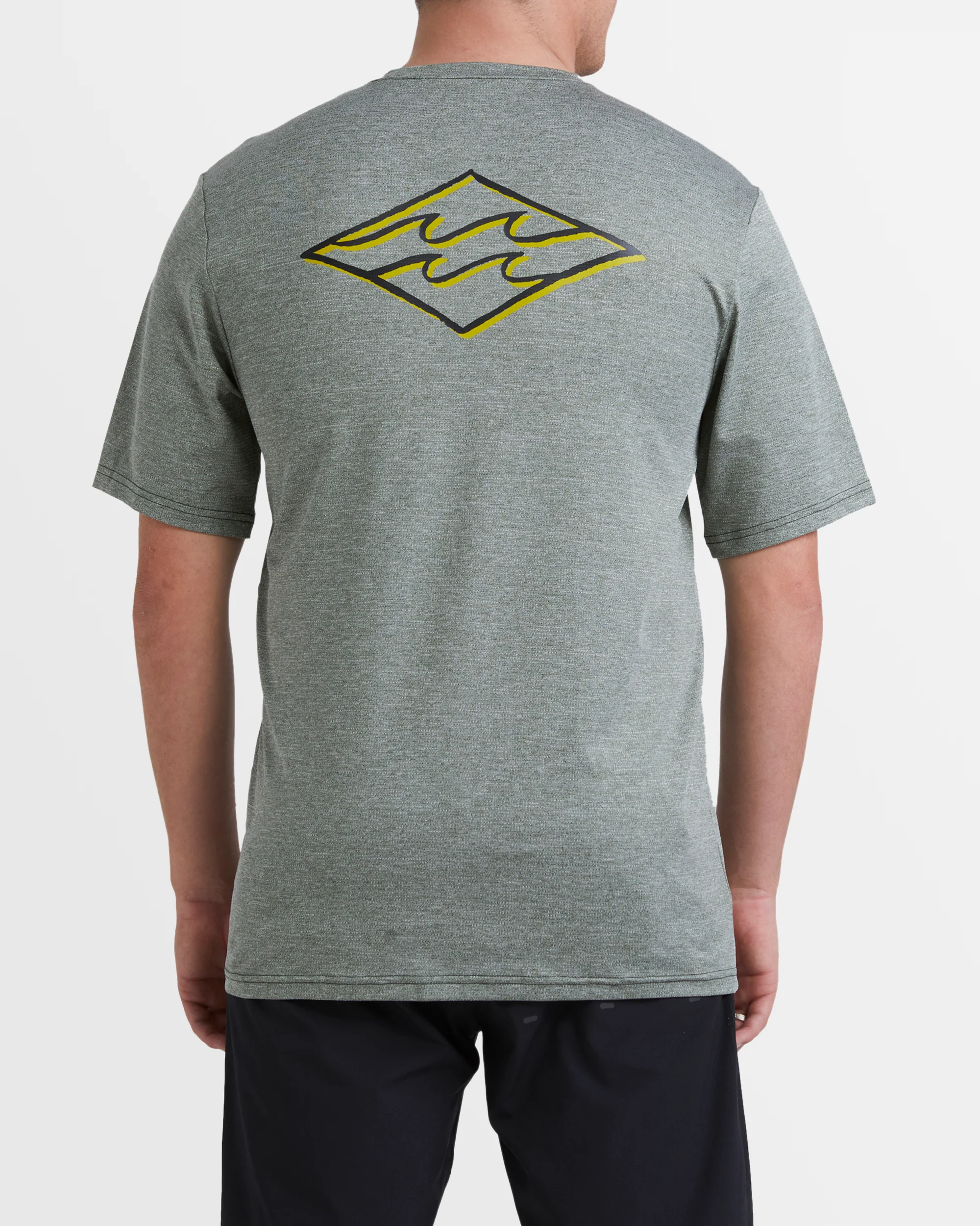 Mens Diamond Shoreline Rash Vest - Image 3