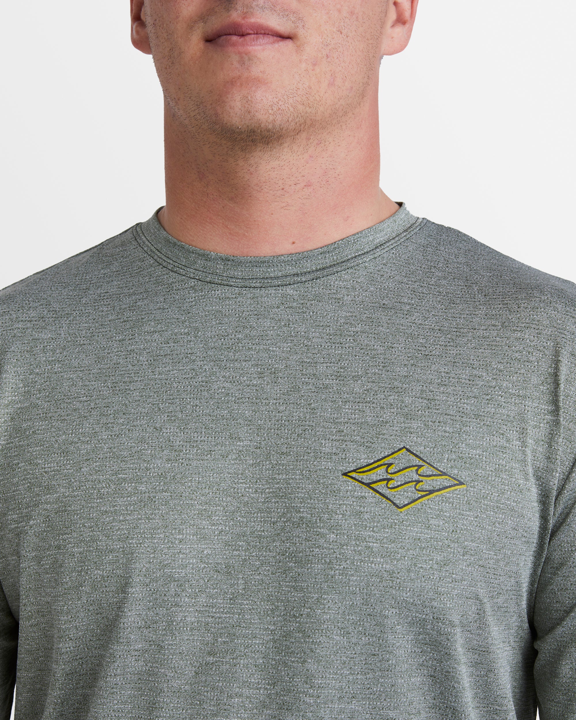 Mens Diamond Shoreline Rash Vest - Image 4
