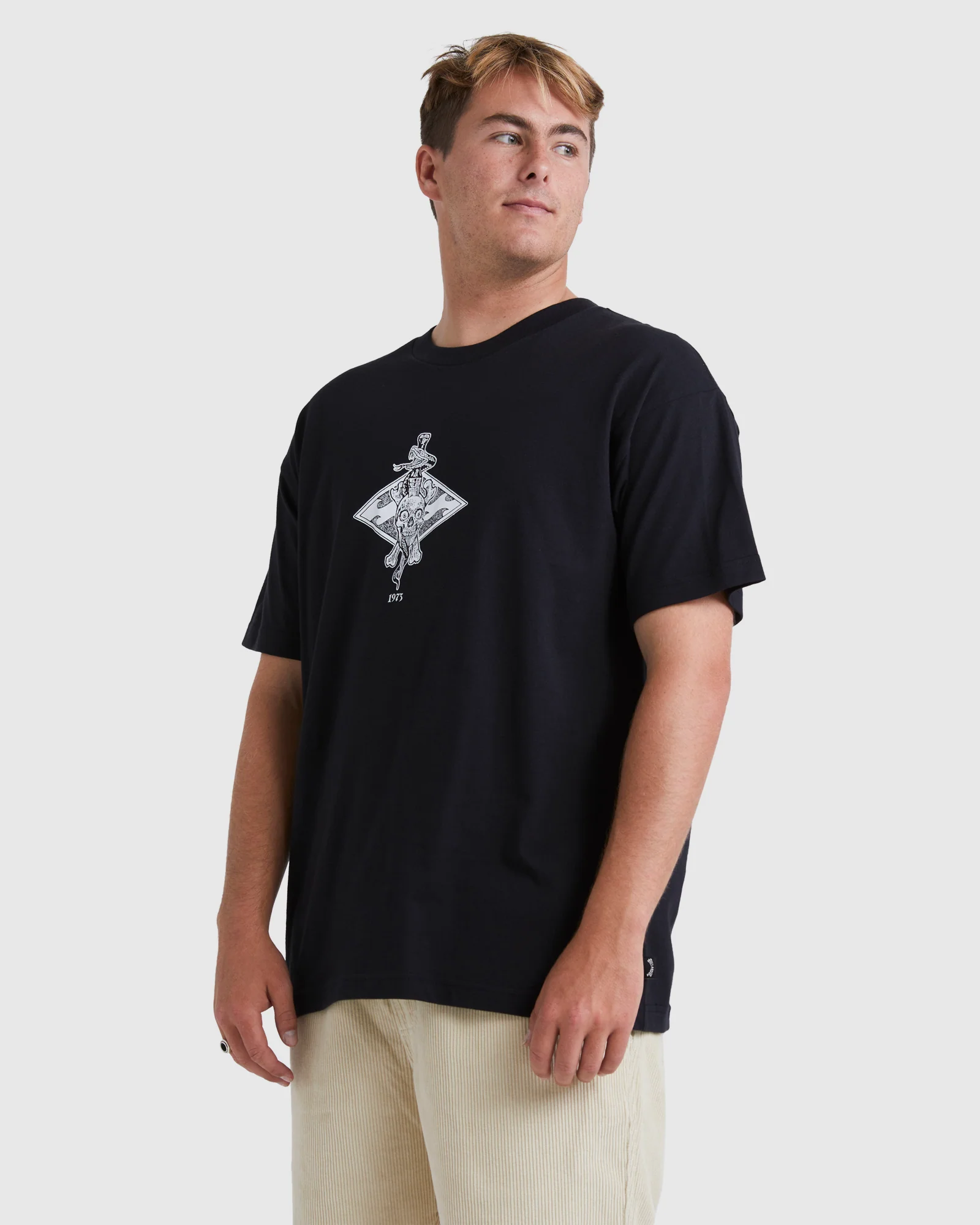 Mens Diamond Skull T-Shirt - Image 2