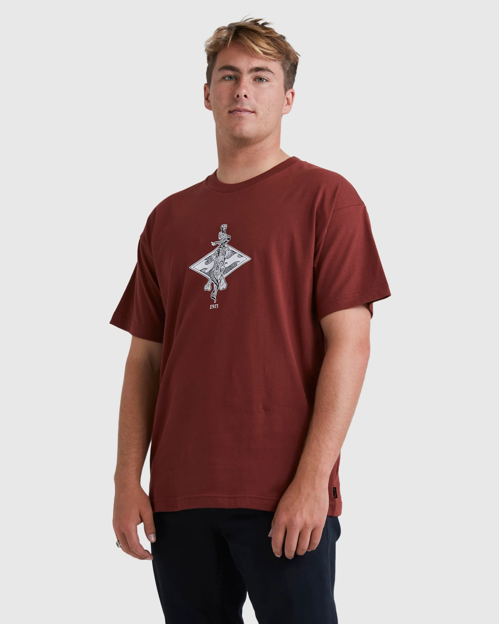 Mens Diamond Skull T-Shirt - Image 2