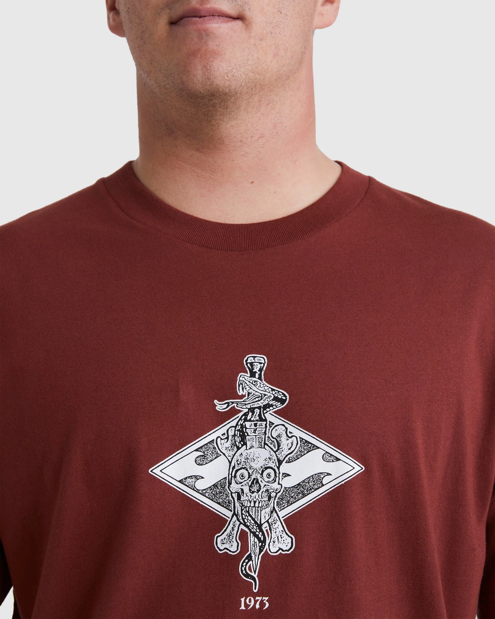 Mens Diamond Skull T-Shirt - Image 4