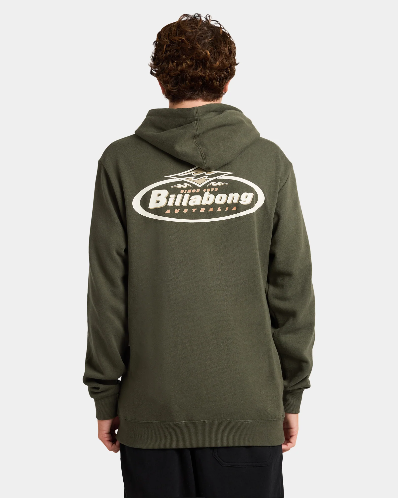 Mens Diamond Wave Pullover Hoodie - Image 2