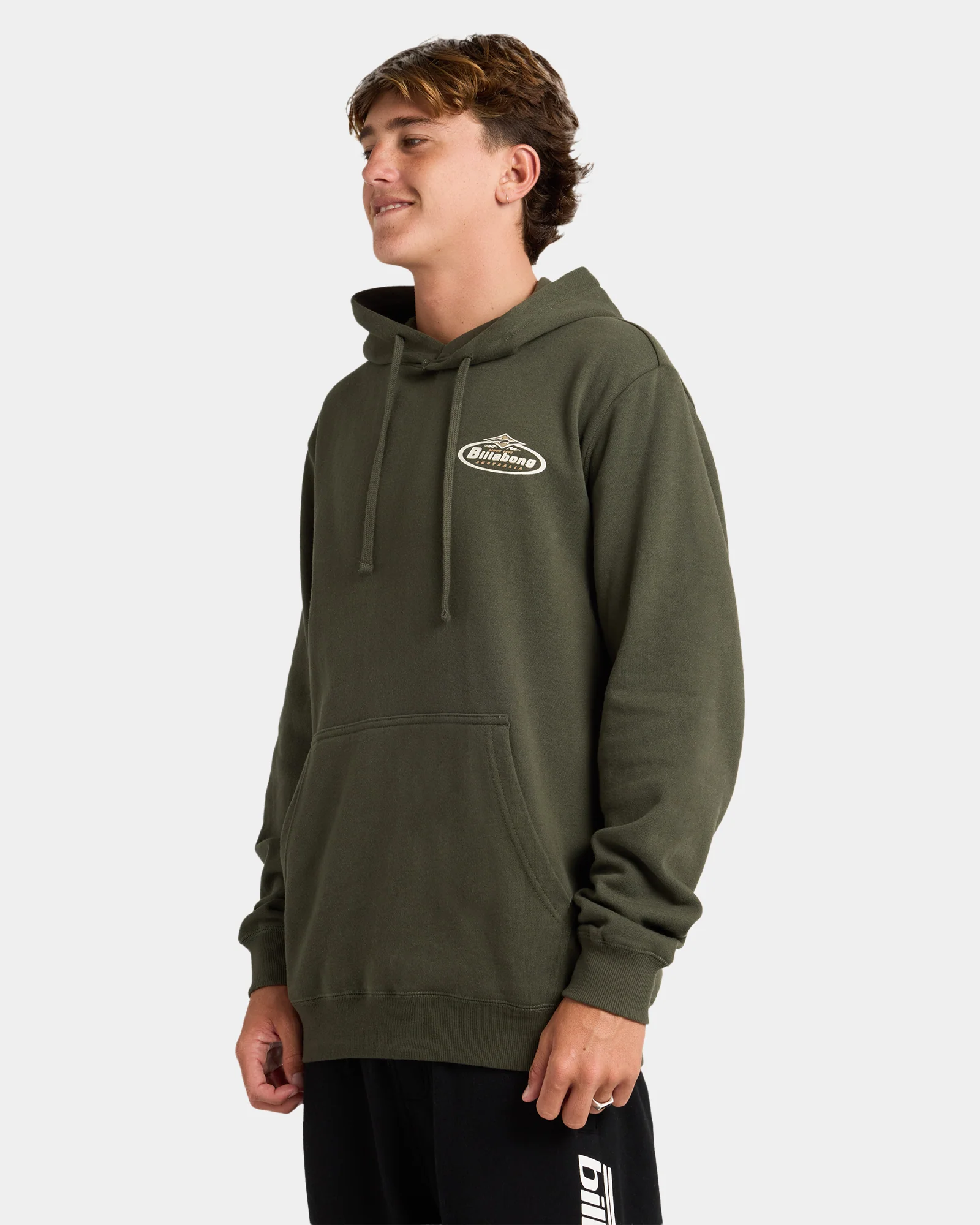 Mens Diamond Wave Pullover Hoodie - Image 3
