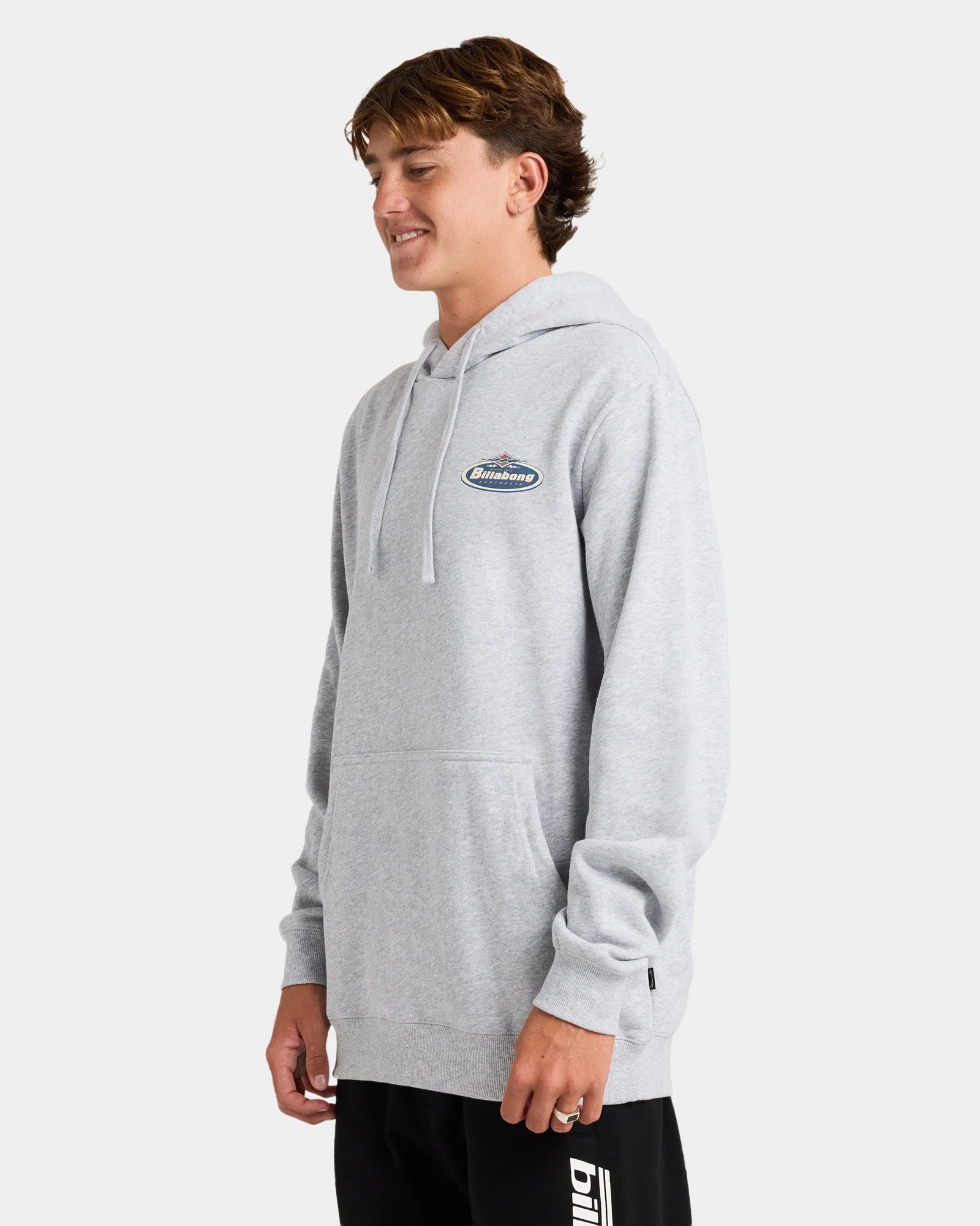 Mens Diamond Wave Pullover Hoodie - Image 3