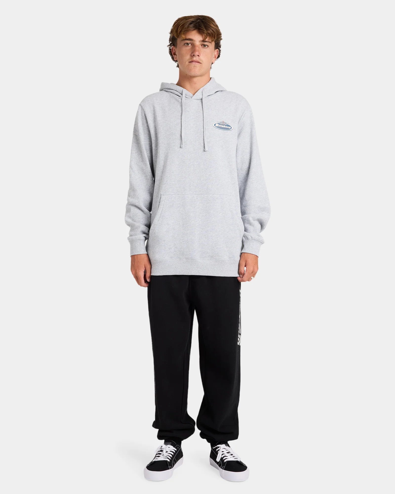 Mens Diamond Wave Pullover Hoodie - Image 5