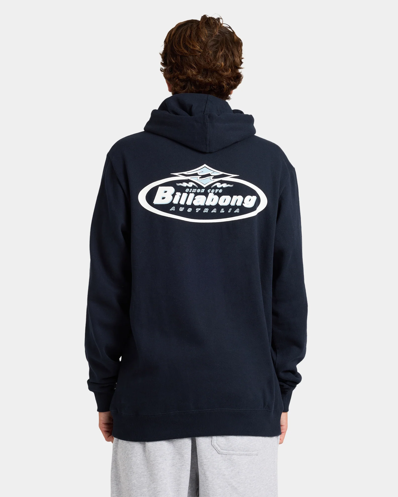 Mens Diamond Wave Pullover Hoodie - Image 2